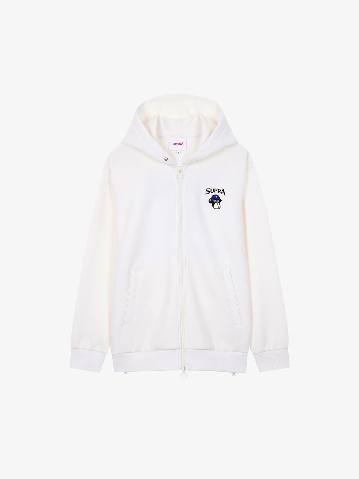 수프라(SUPRA) BAYC 여성 골프 그래픽 후드 집업(CREAM)