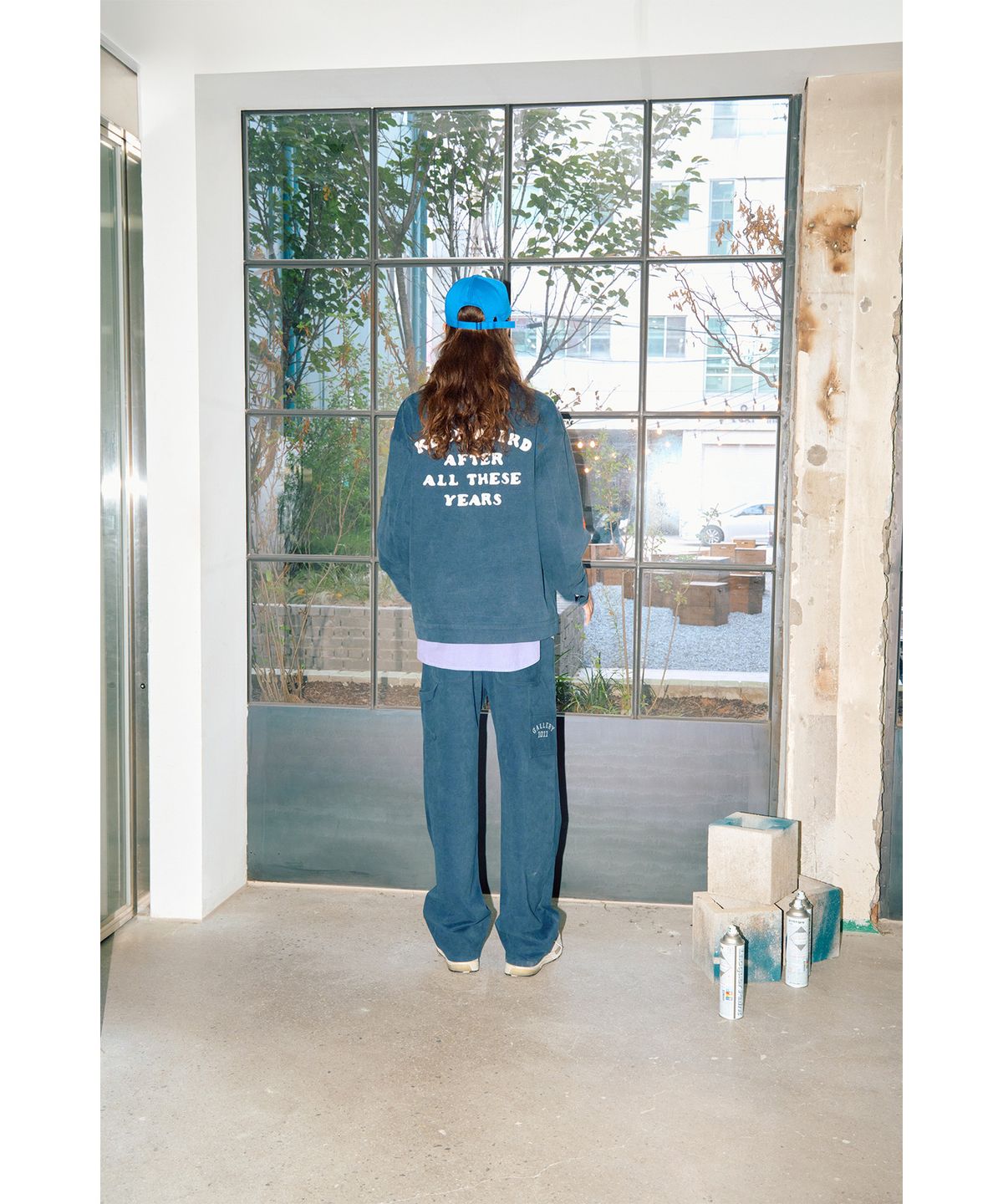 1011갤러리(1011 GALLERY) Carpenter Pants - Washed Blue