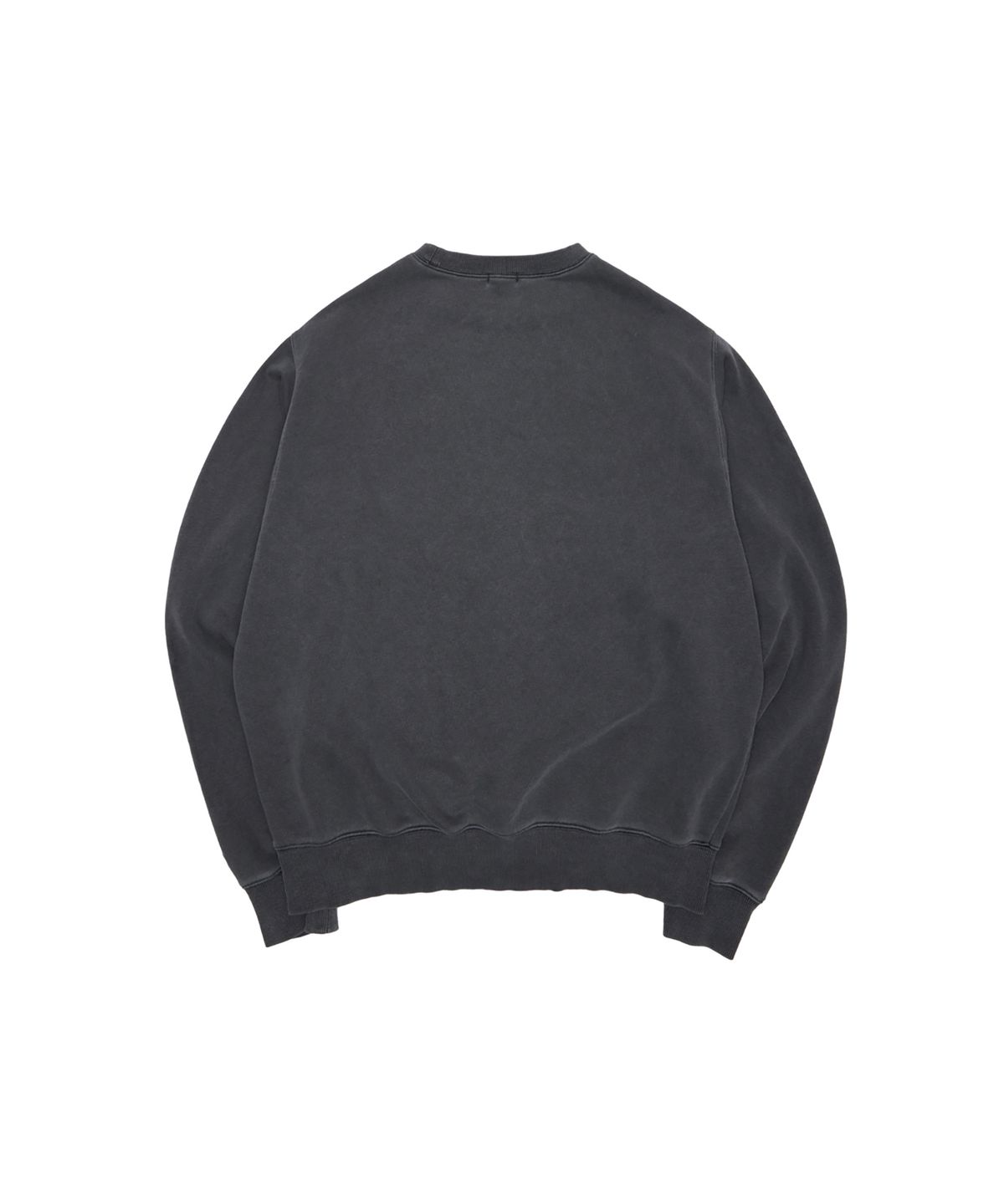 1011갤러리(1011 GALLERY) Gallery Wave Logo Graphic Sweatshirt - Charcoal Grey