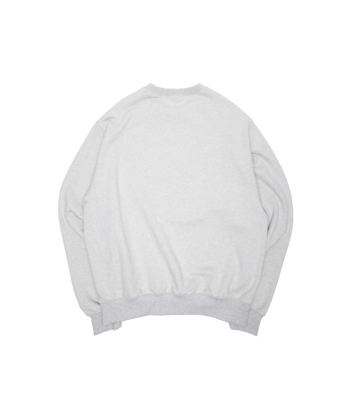 1011갤러리(1011 GALLERY) Gallery Wave Logo Graphic Sweatshirt - Light Grey