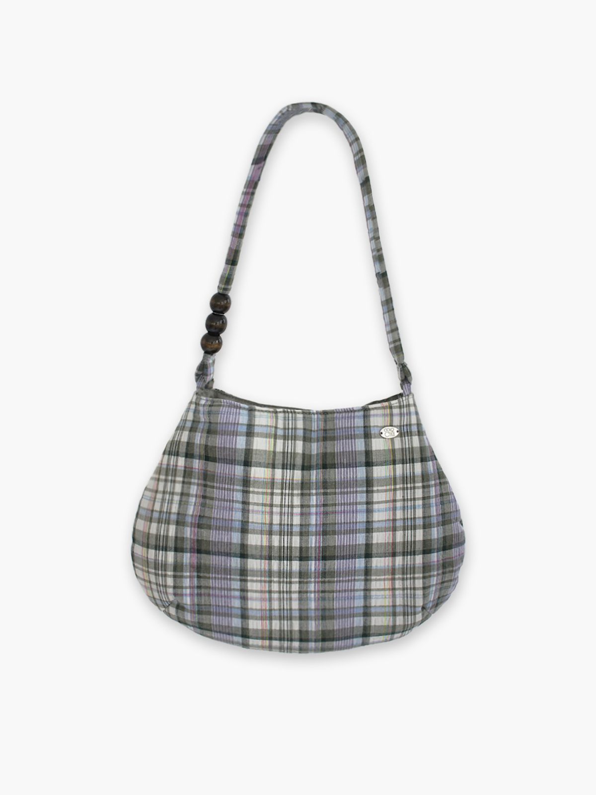 콜로신스(COLOCYNTH) Bowl Bag Soft Check Green