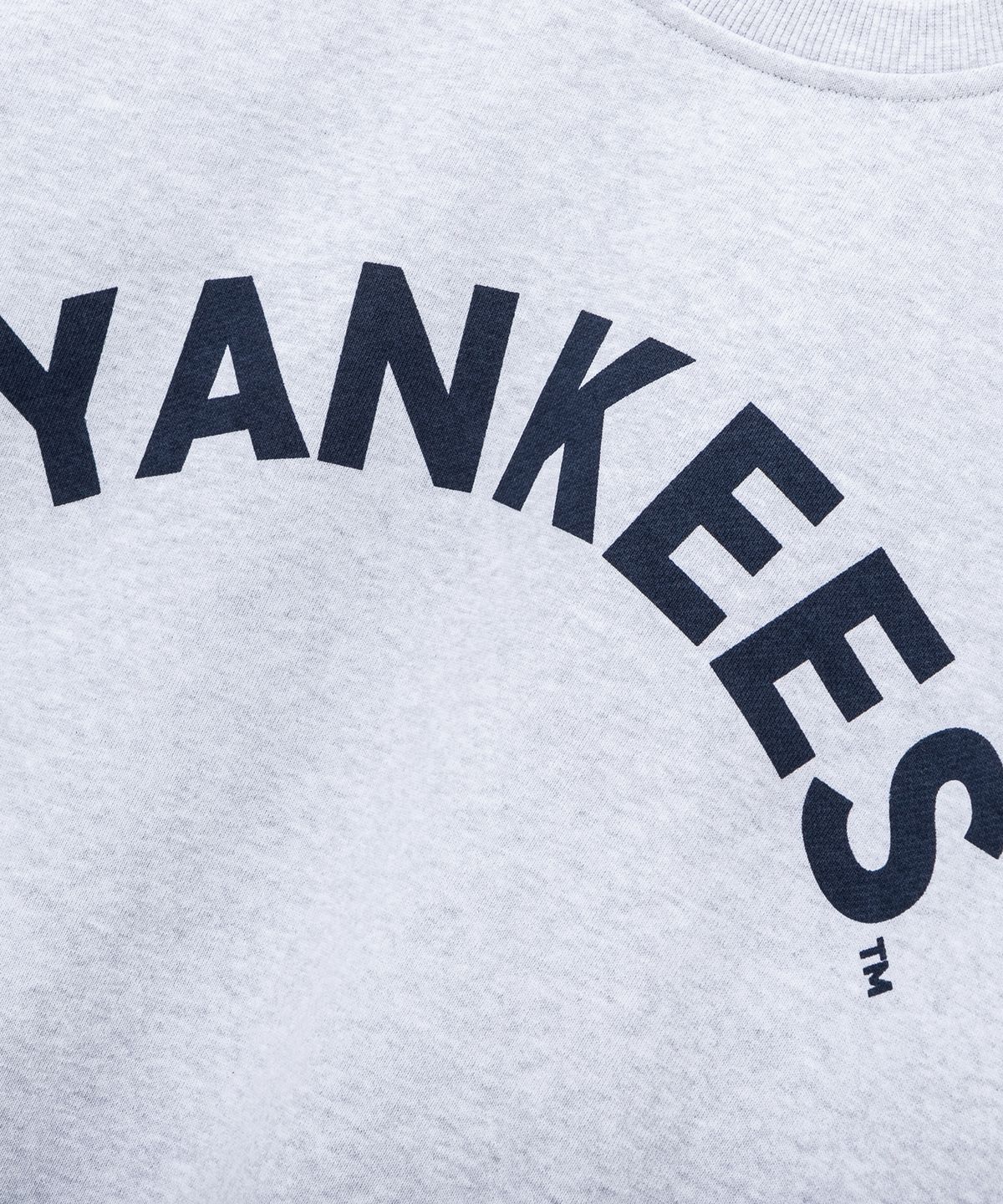 뉴에라(NEW ERA) MLB 뉴욕양키스 아치로고 맨투맨 헤더 그레이