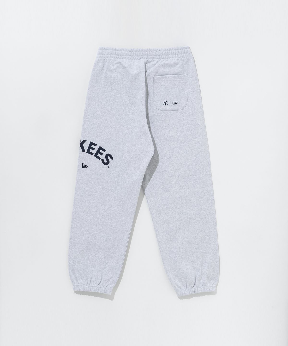 뉴에라(NEW ERA) MLB 뉴욕양키스 아치로고 스웻팬츠 헤더 그레이