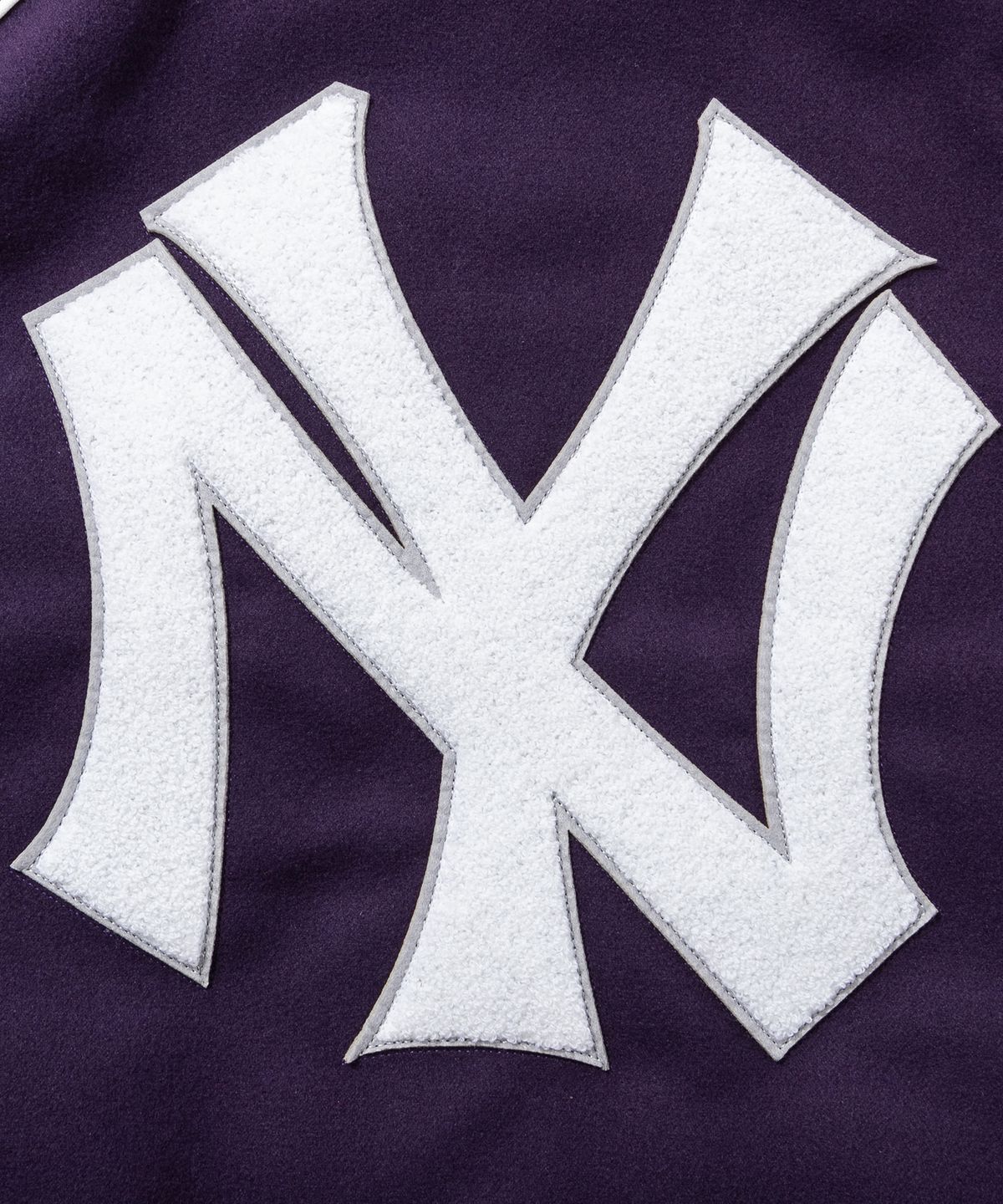 뉴에라(NEW ERA) MLB 뉴욕양키스 멜튼 스타디움 재킷 퍼플/브라운