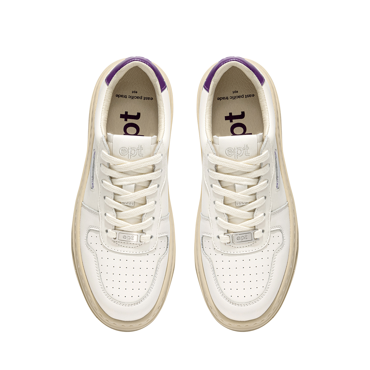 이피티(EPT) COURT HIGH (OFF WHITE/PURPLE)
