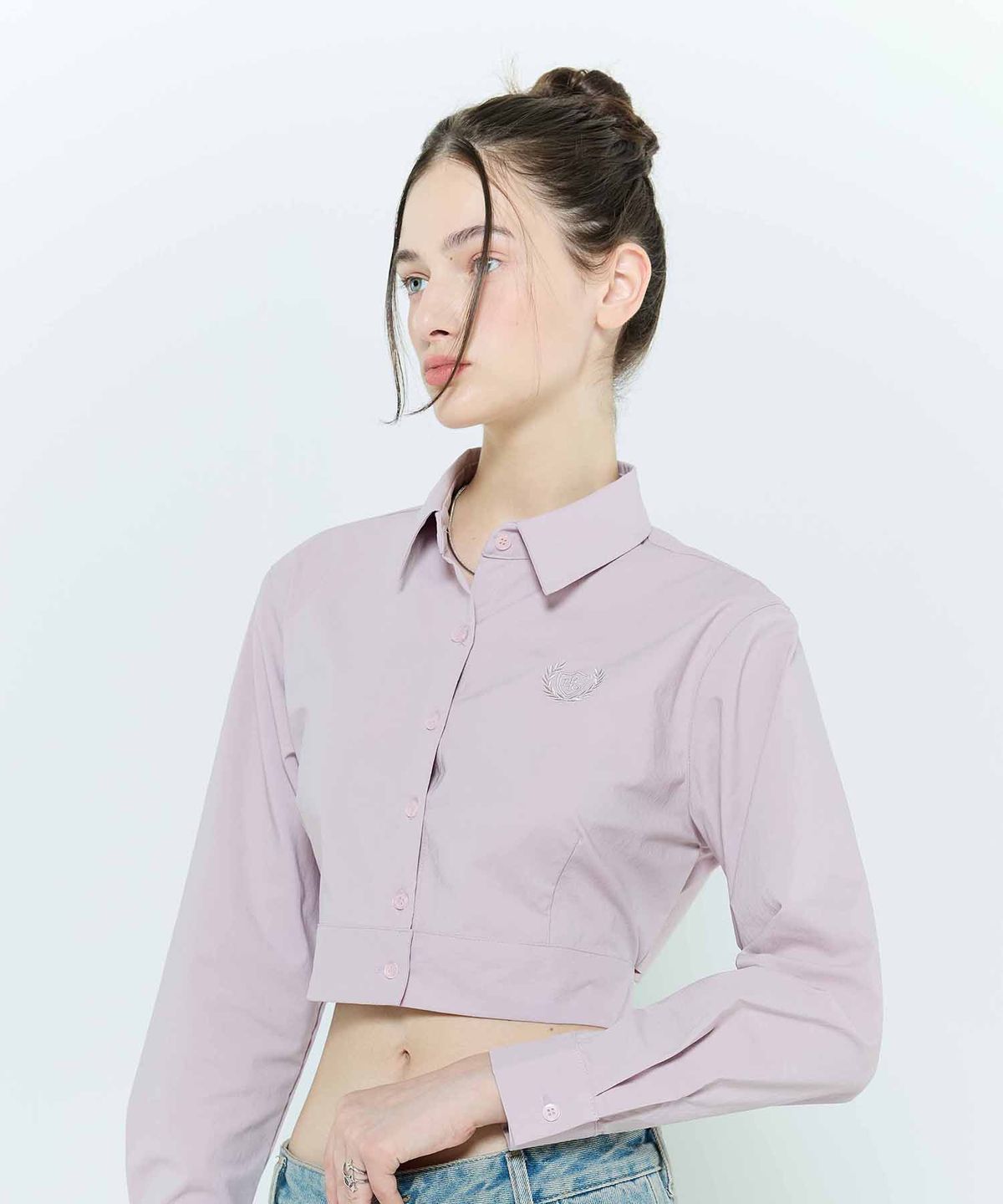 라티젠(LARTIGENT) L6 RIBBON SHIRT(PINK)