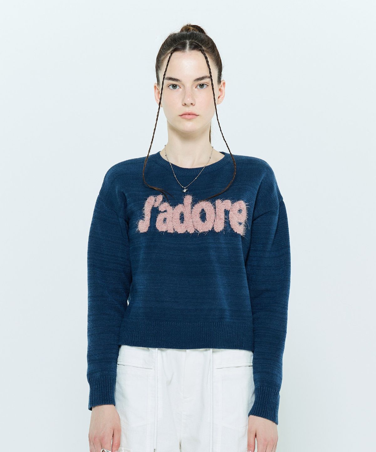 라티젠(LARTIGENT) L6 JADORE MIX KNIT(BLUE)