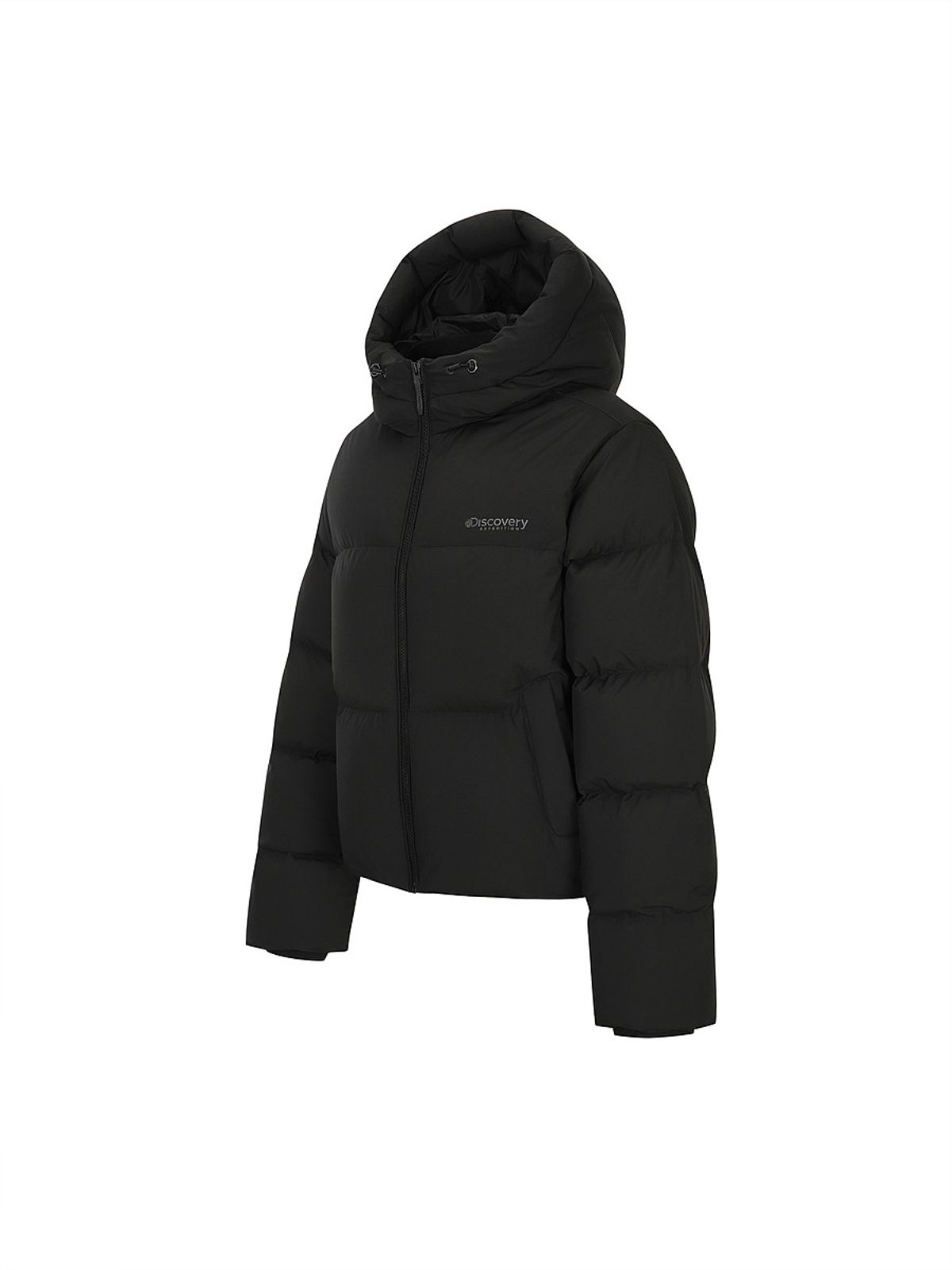 디스커버리 익스페디션(DISCOVERY EXPEDITION) 여성 올리아 글로우 다운 숏패딩 (BLACK)