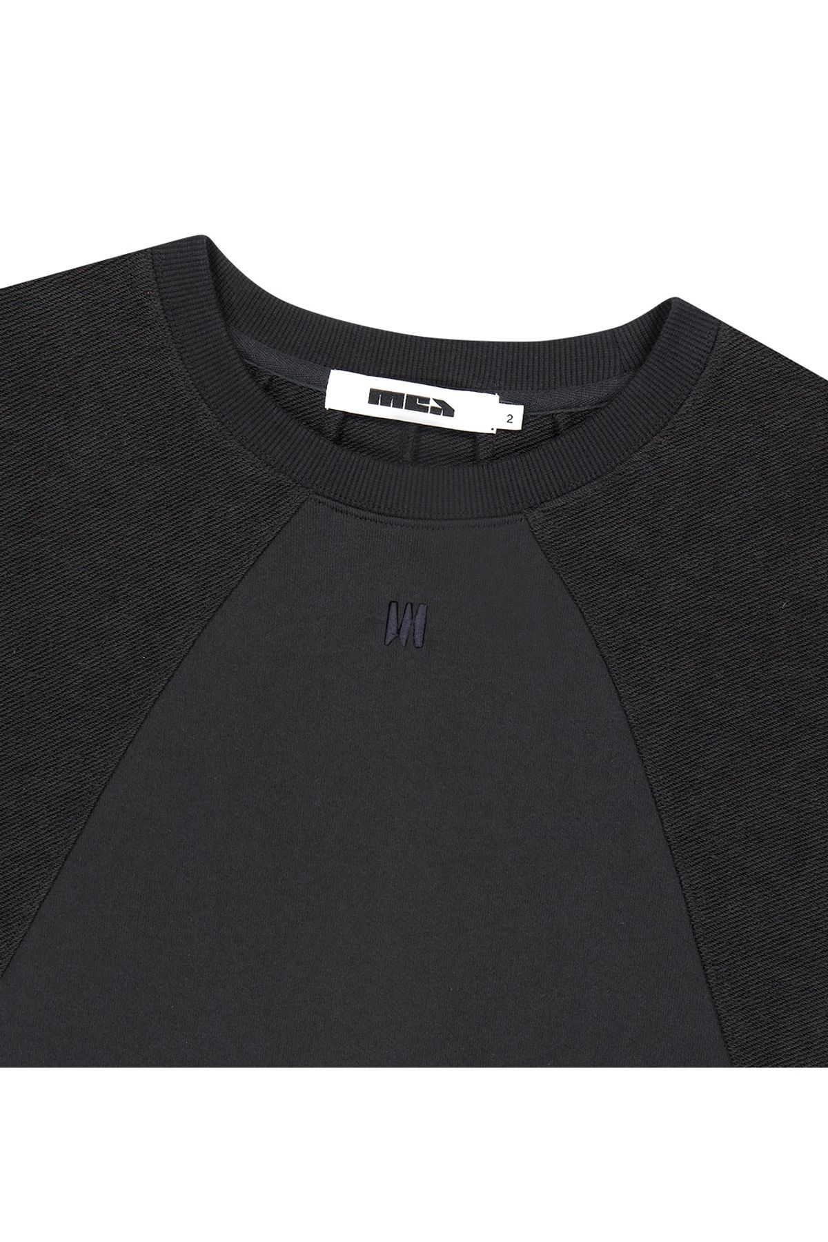 메아(MEA) CONSTRUCTION SWEAT SHIRT [BLACK]