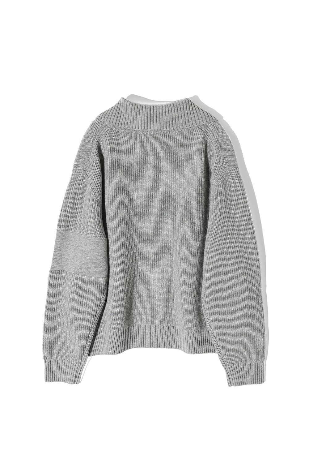 홀리선(HORLISUN) Marshall Full Zip Up Rib Knit Multi Gray - 사이즈