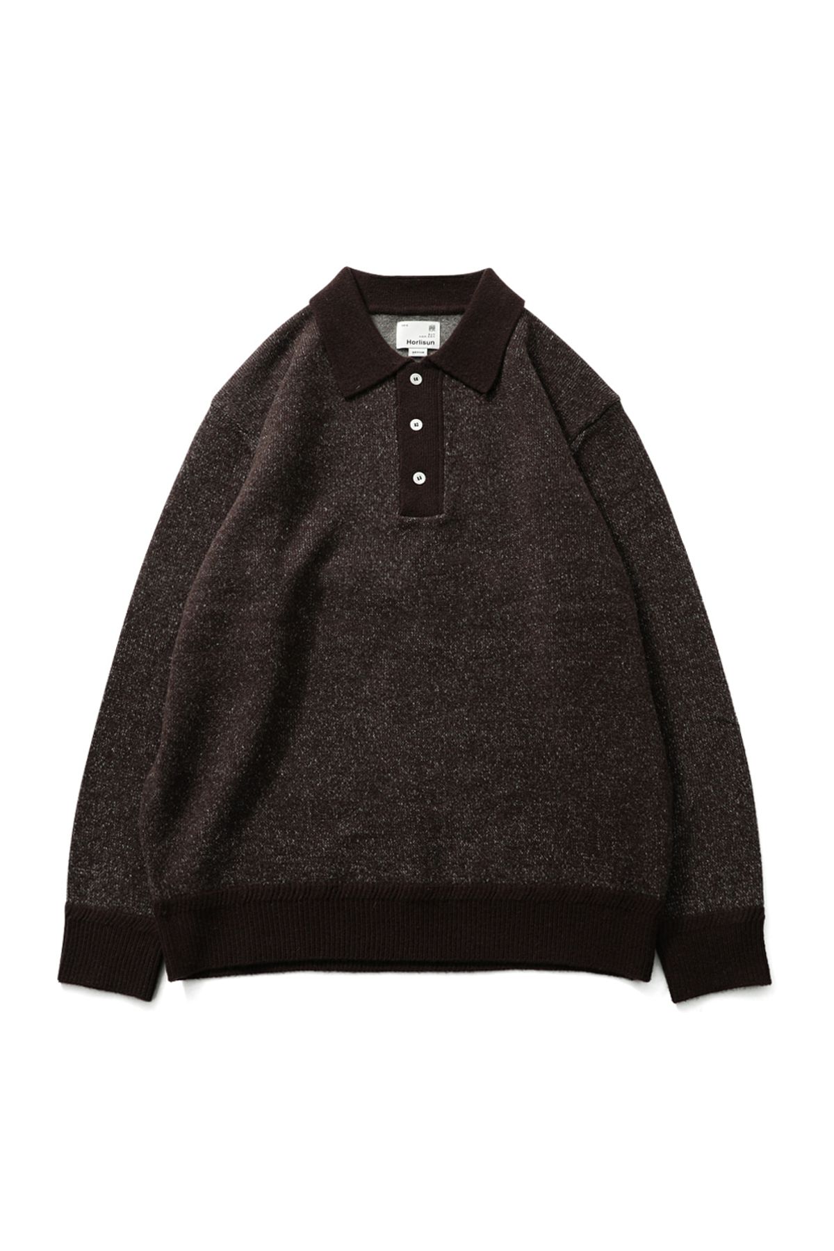홀리선(HORLISUN) Kelowna Double Face Knit Pullover Brown