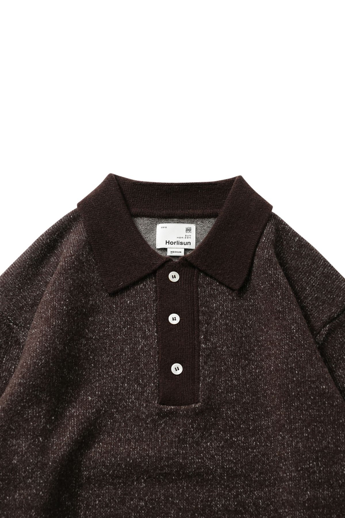 홀리선(HORLISUN) Kelowna Double Face Knit Pullover Brown