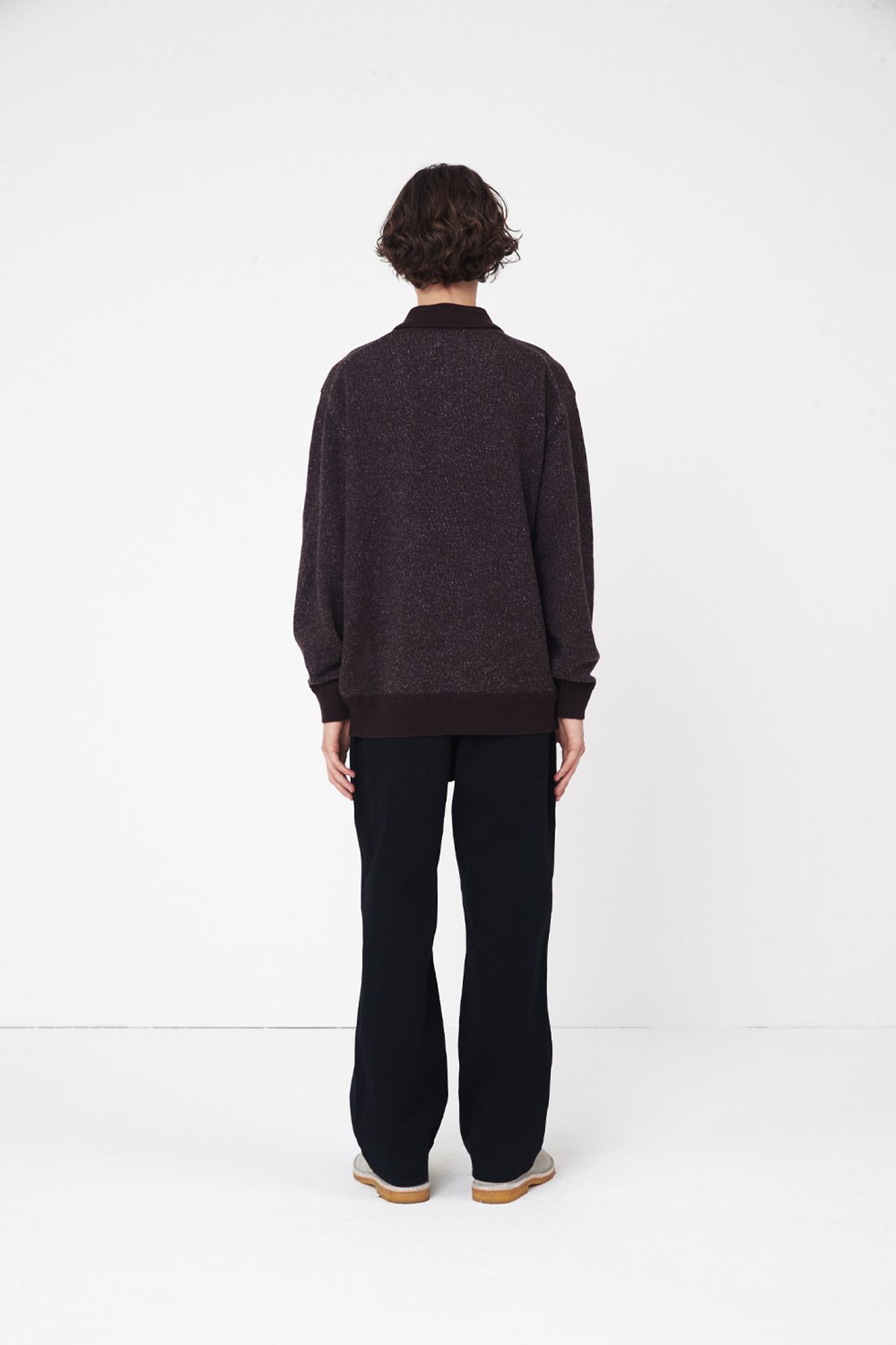 홀리선(HORLISUN) Kelowna Double Face Knit Pullover Brown