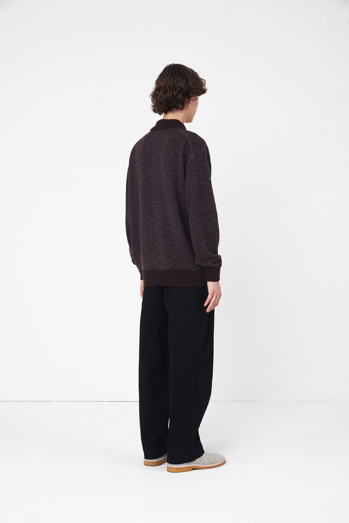 홀리선(HORLISUN) Kelowna Double Face Knit Pullover Brown