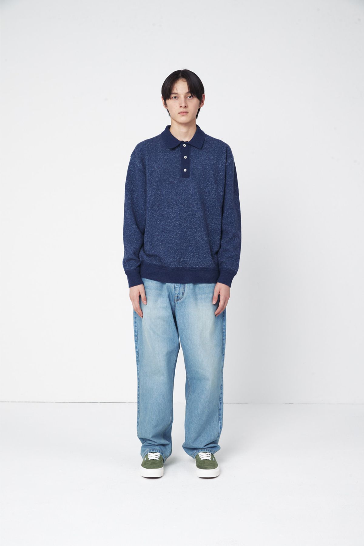 홀리선(HORLISUN) Kelowna Double Face Knit Pullover Navy