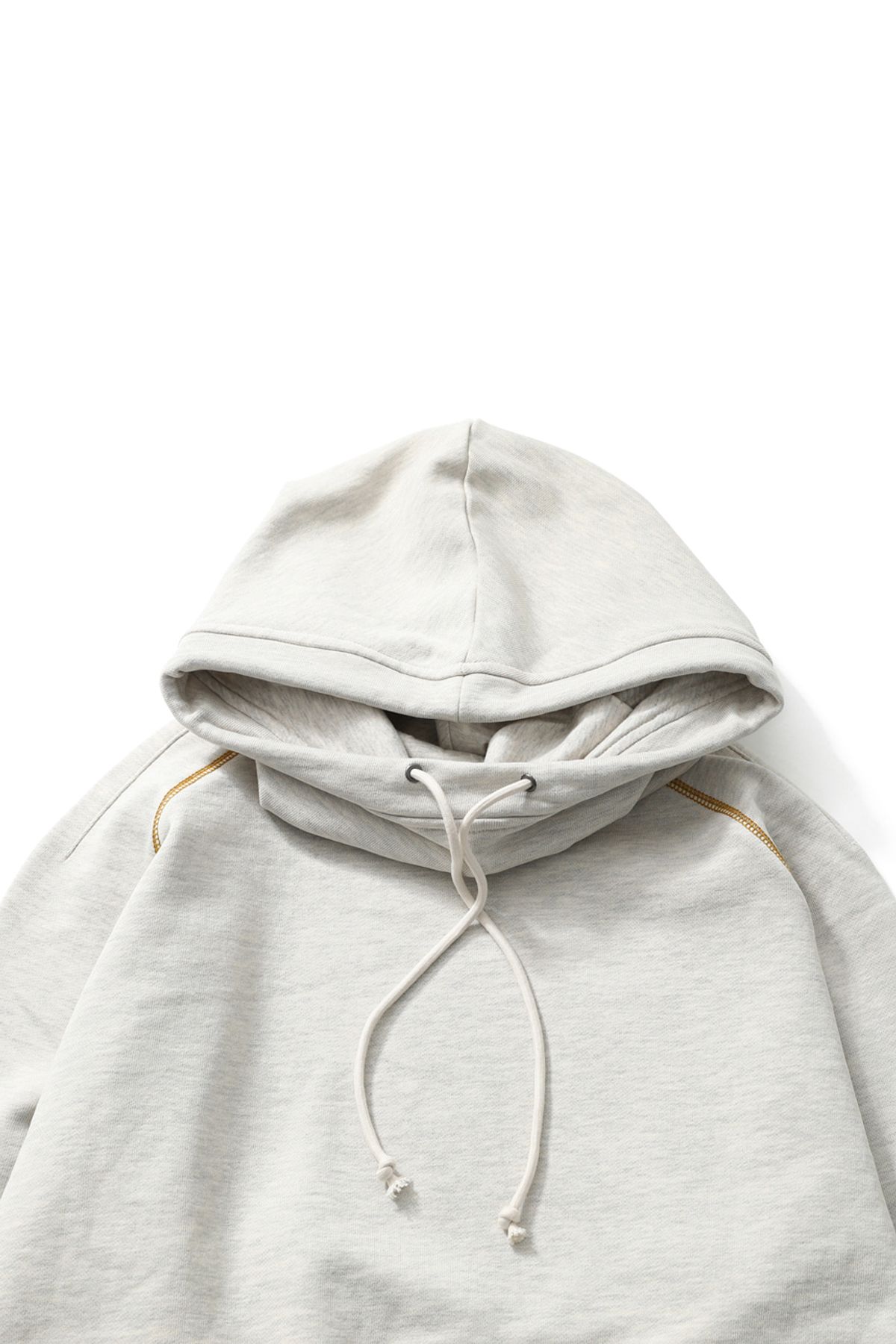 홀리선(HORLISUN) Willow Funnel Stitch Raglan Hoodie Oatmeal
