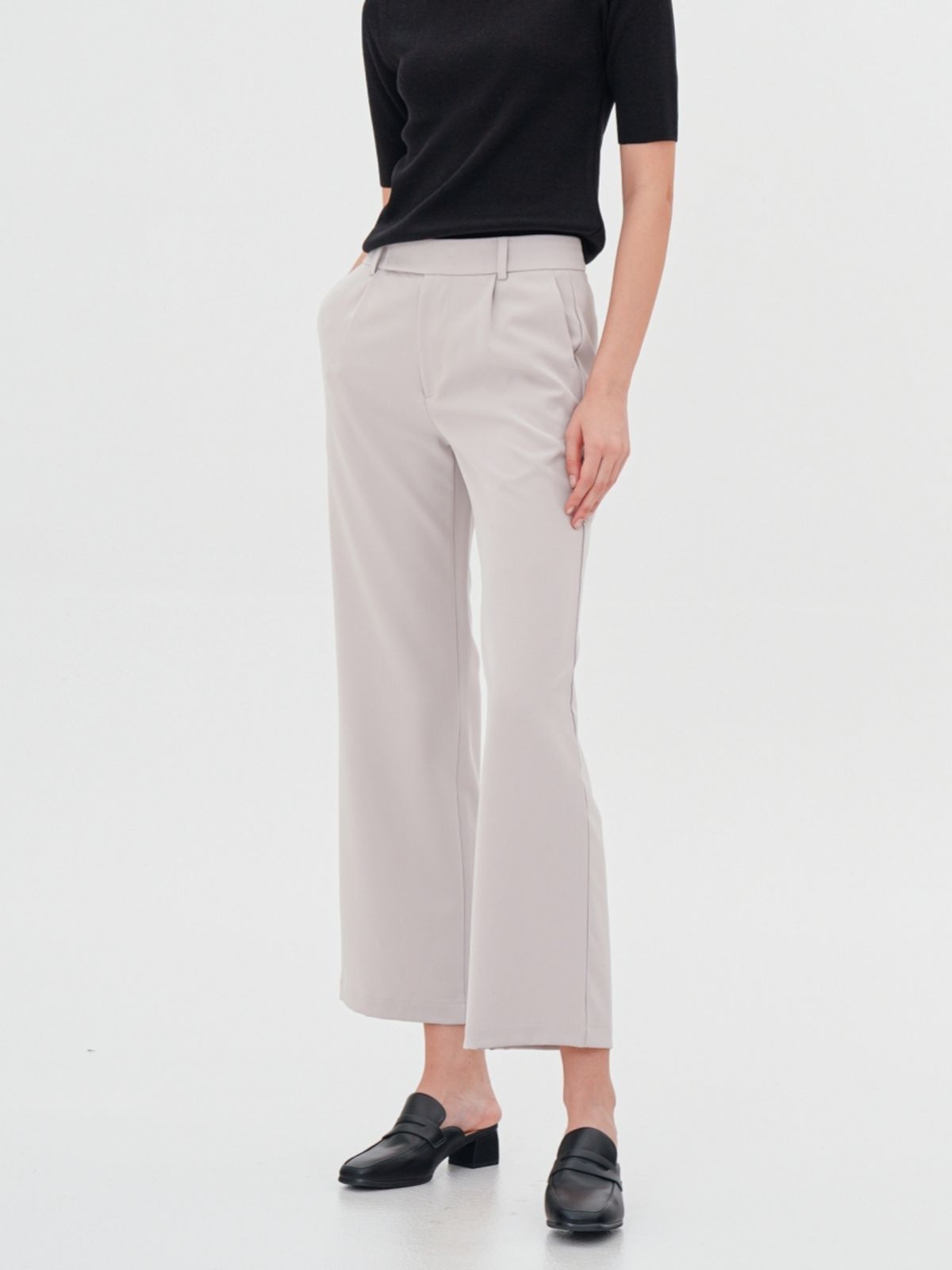 아쿠드(ACUD) Semi Wide Slacks _Beige