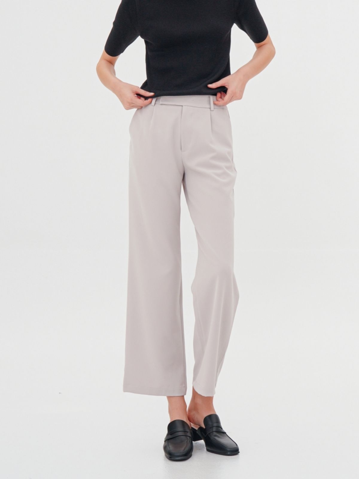 아쿠드(ACUD) Semi Wide Slacks _Beige