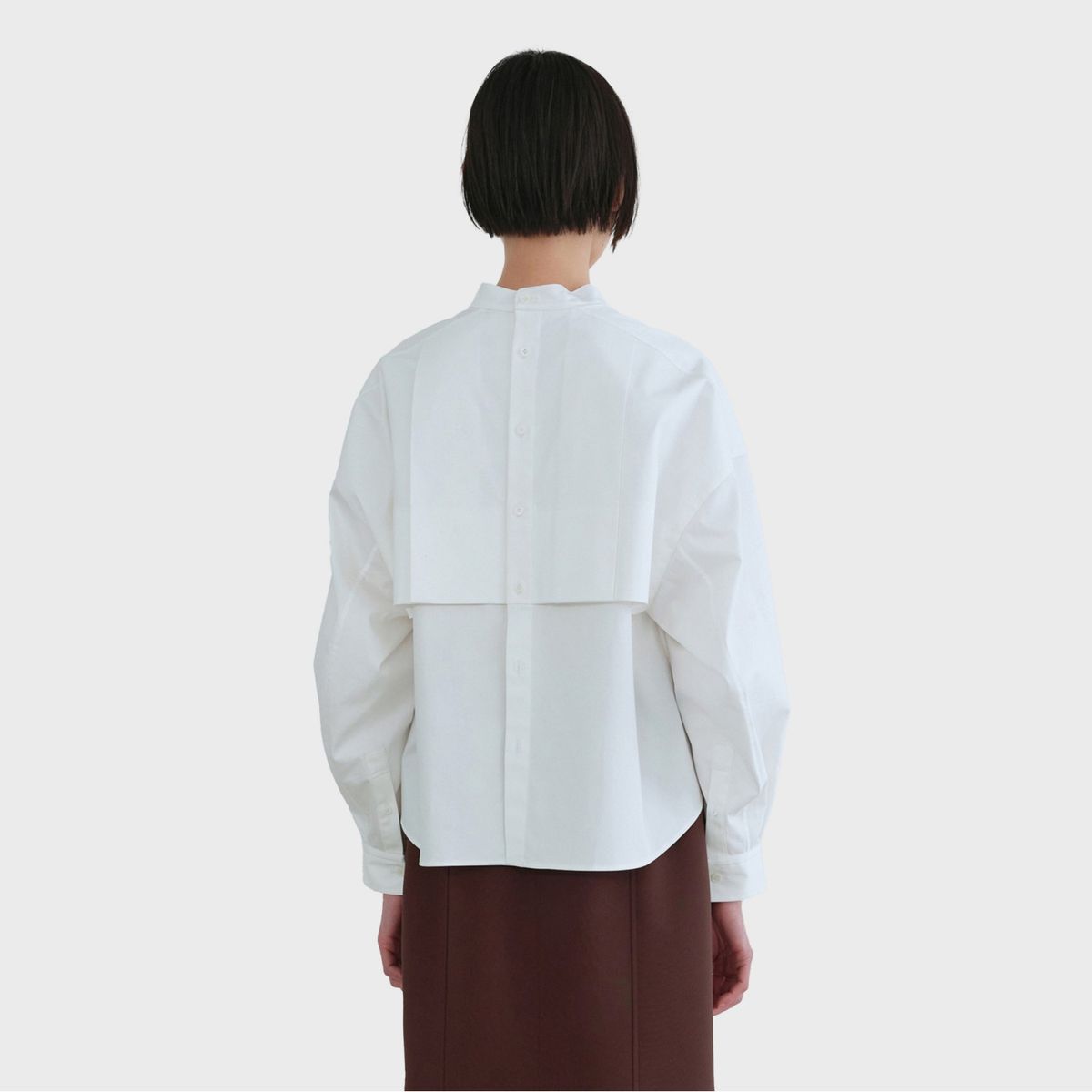 래코드(RECODE) Backward Over Sized Shirts_RQSAA23502WHX