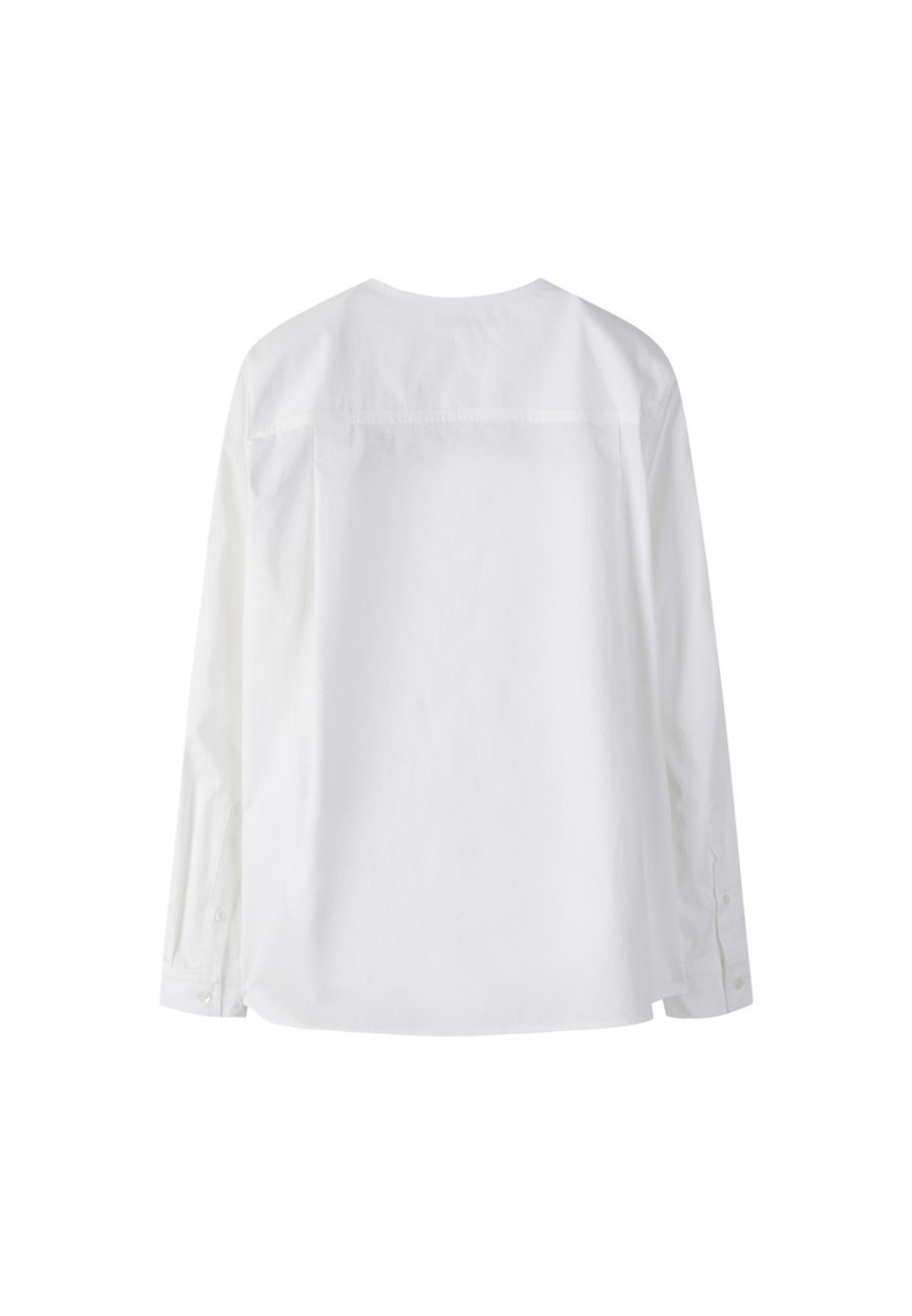 래코드(RECODE) Raw Cutting Detail Shirts_RQSAA23505WHX
