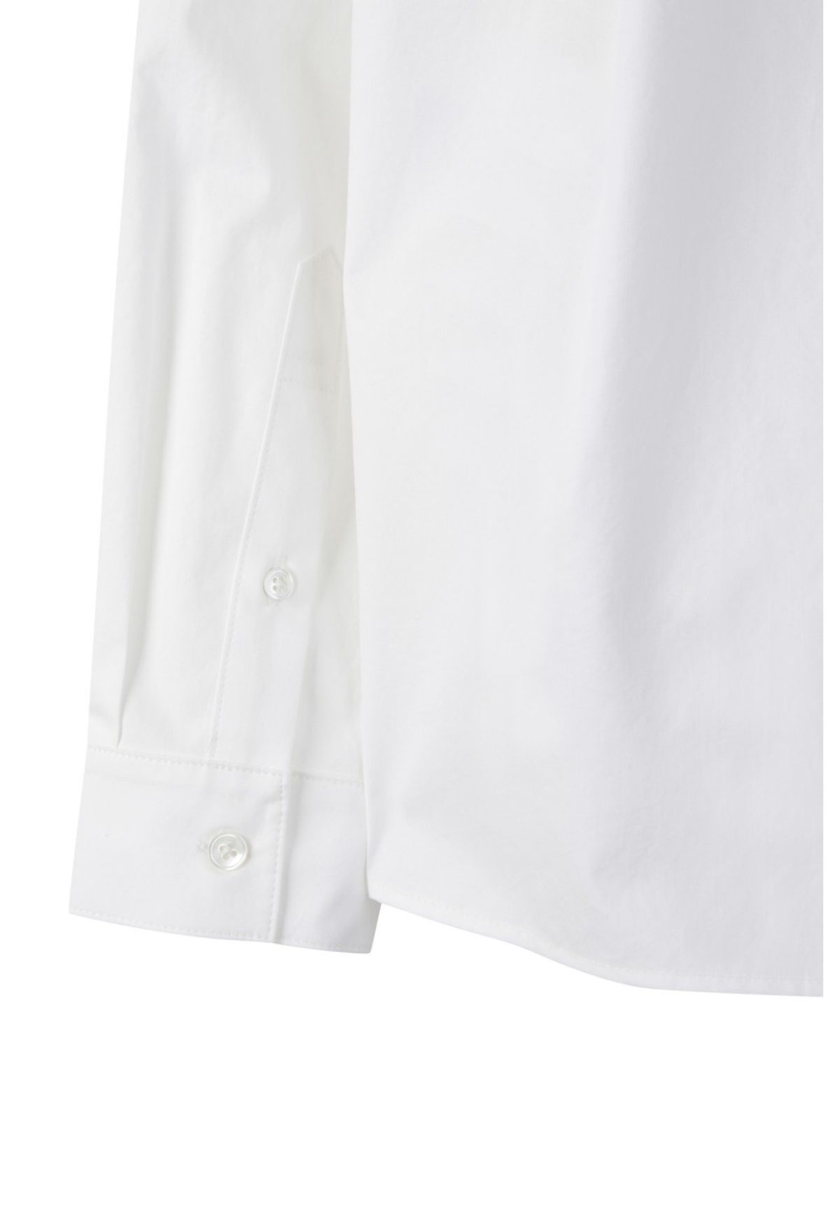 래코드(RECODE) Raw Cutting Detail Shirts_RQSAA23505WHX