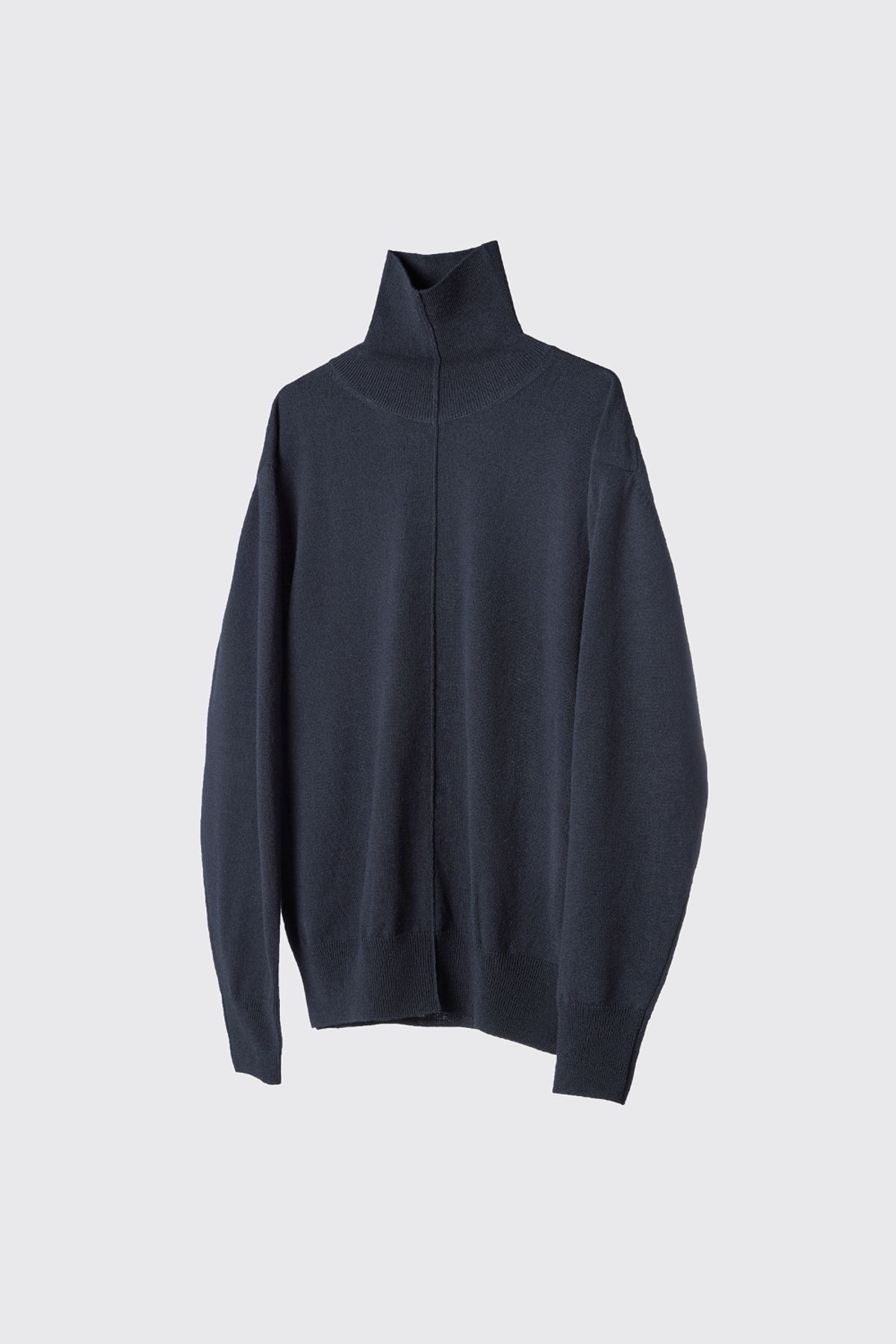 해칭룸(HATCHINGROOM) Turtleneck Knit Dark Navy