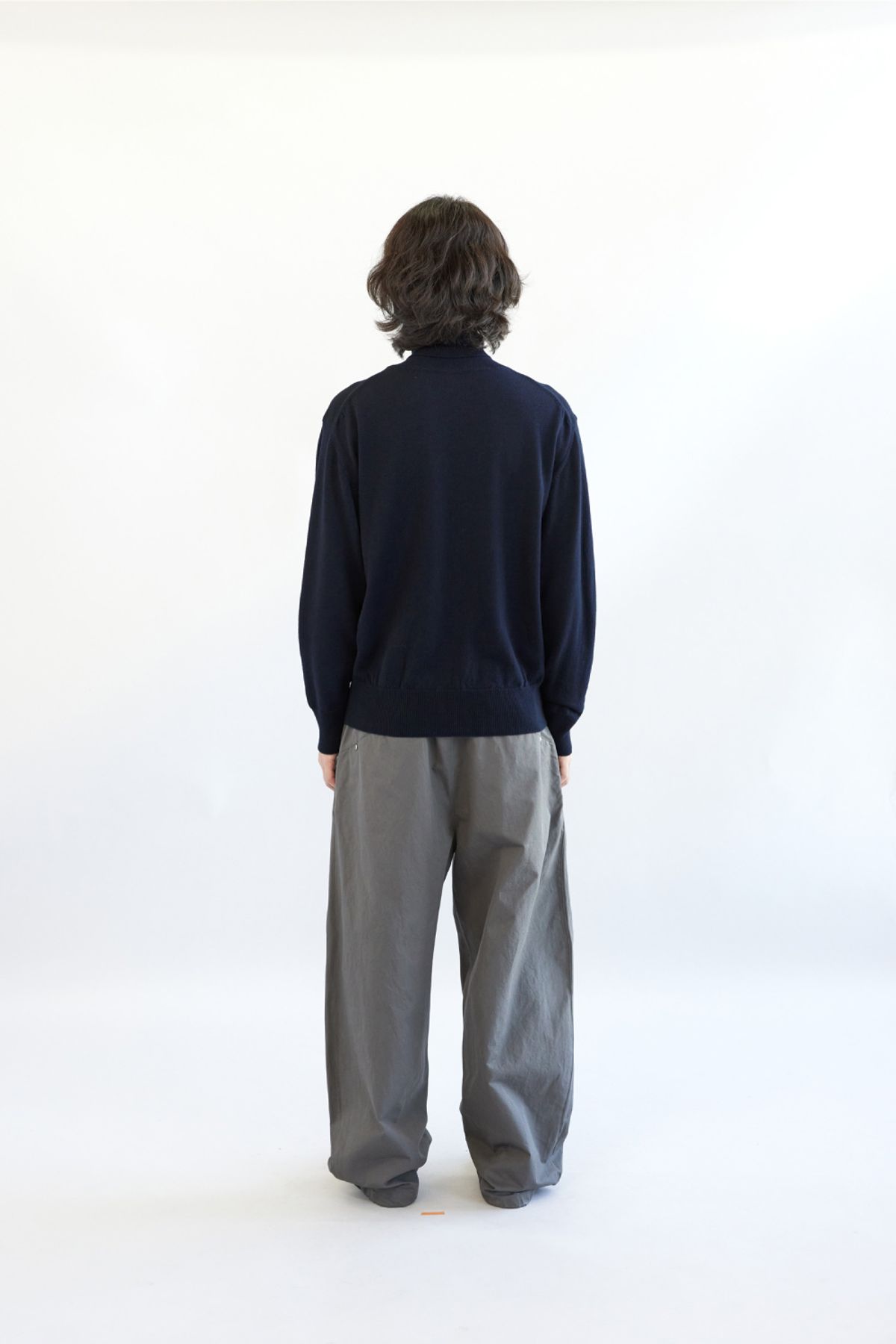 해칭룸(HATCHINGROOM) Turtleneck Knit Dark Navy