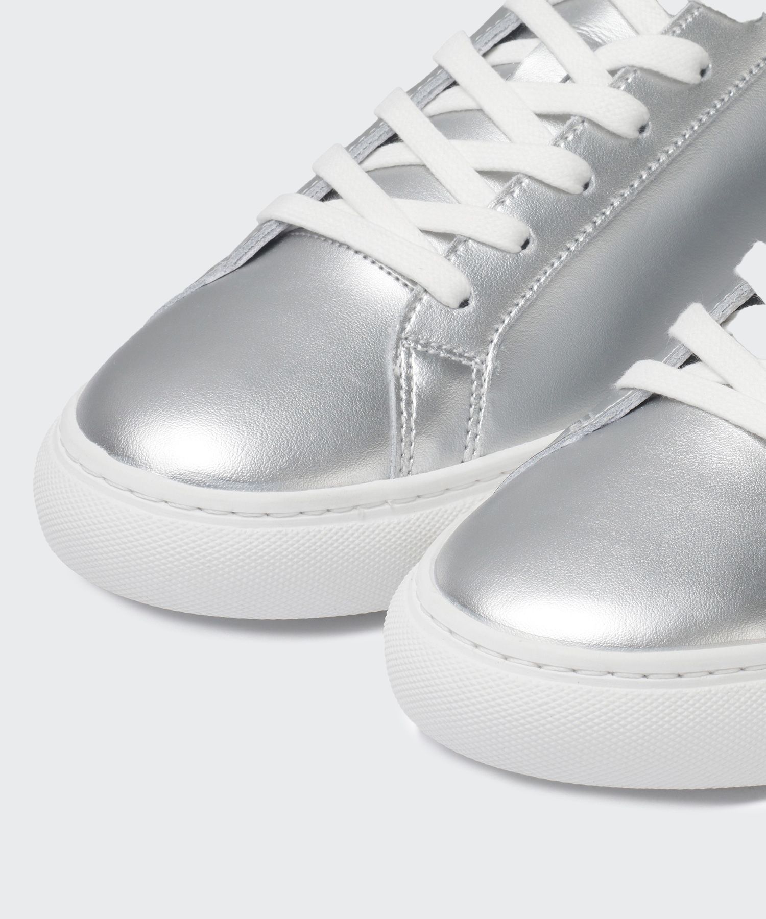 ★MUSINSA STANDARD★ Leather Court Sneakers Mark 2 SILVER MUSINSA | MUSINSA STANDARD Leather Court Sneakers Mark 2