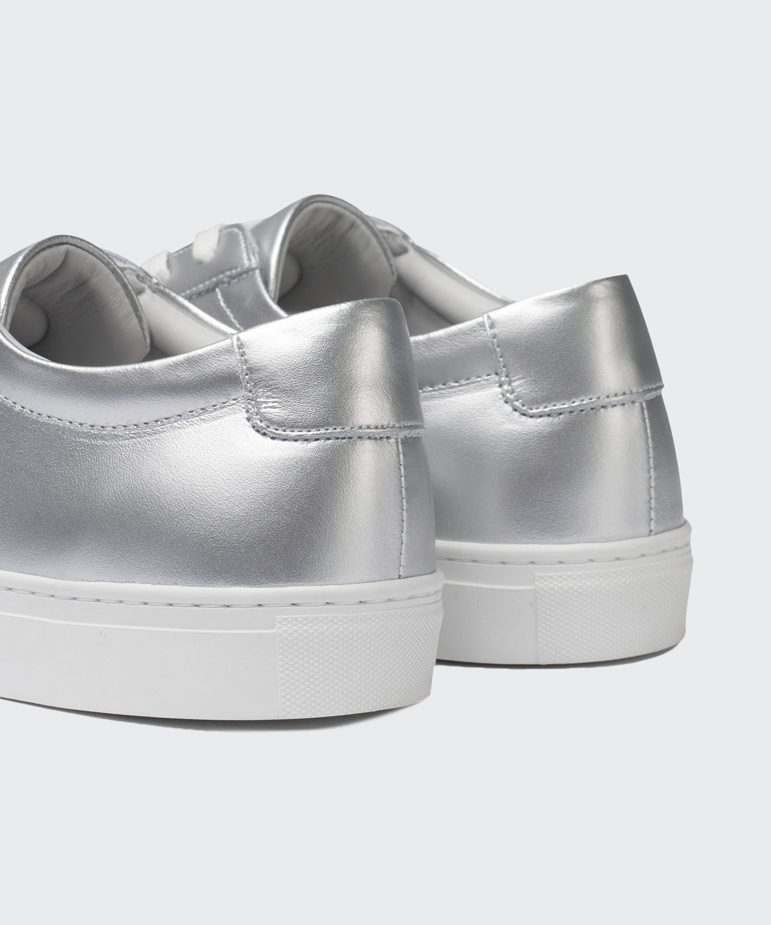 ★MUSINSA STANDARD★ Leather Court Sneakers Mark 2 SILVER MUSINSA | MUSINSA STANDARD Leather Court Sneakers Mark 2