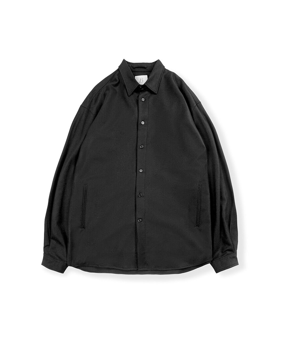 브라운야드(BROWNYARD) 오버사이즈 셔츠, 블랙