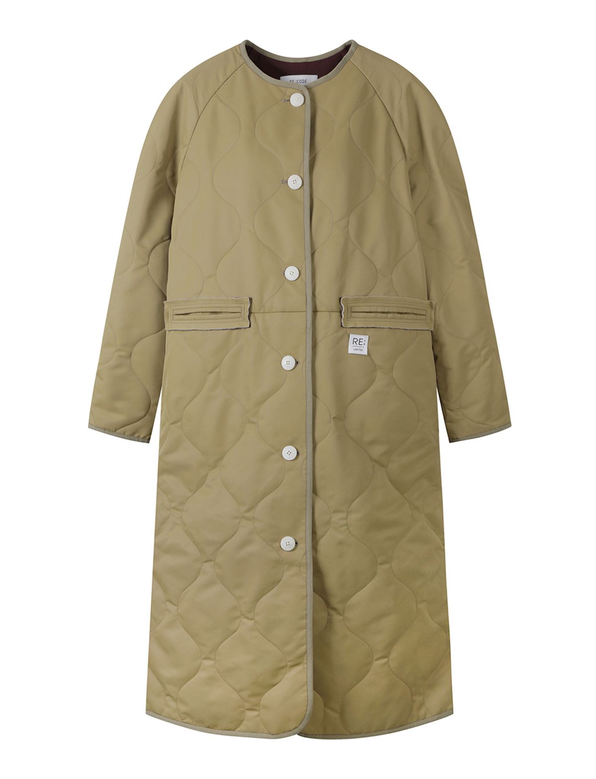 래코드(RECODE) Raw Pocket Detail Quilting Jumper_RQUAW23527BEX