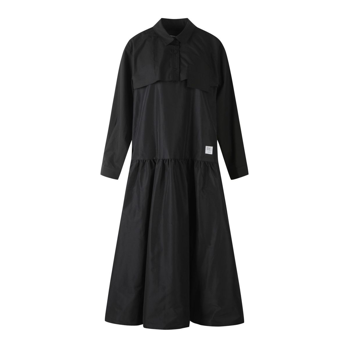 래코드(RECODE) Voluminous Layered Long Dress_RQDAA23543BKX