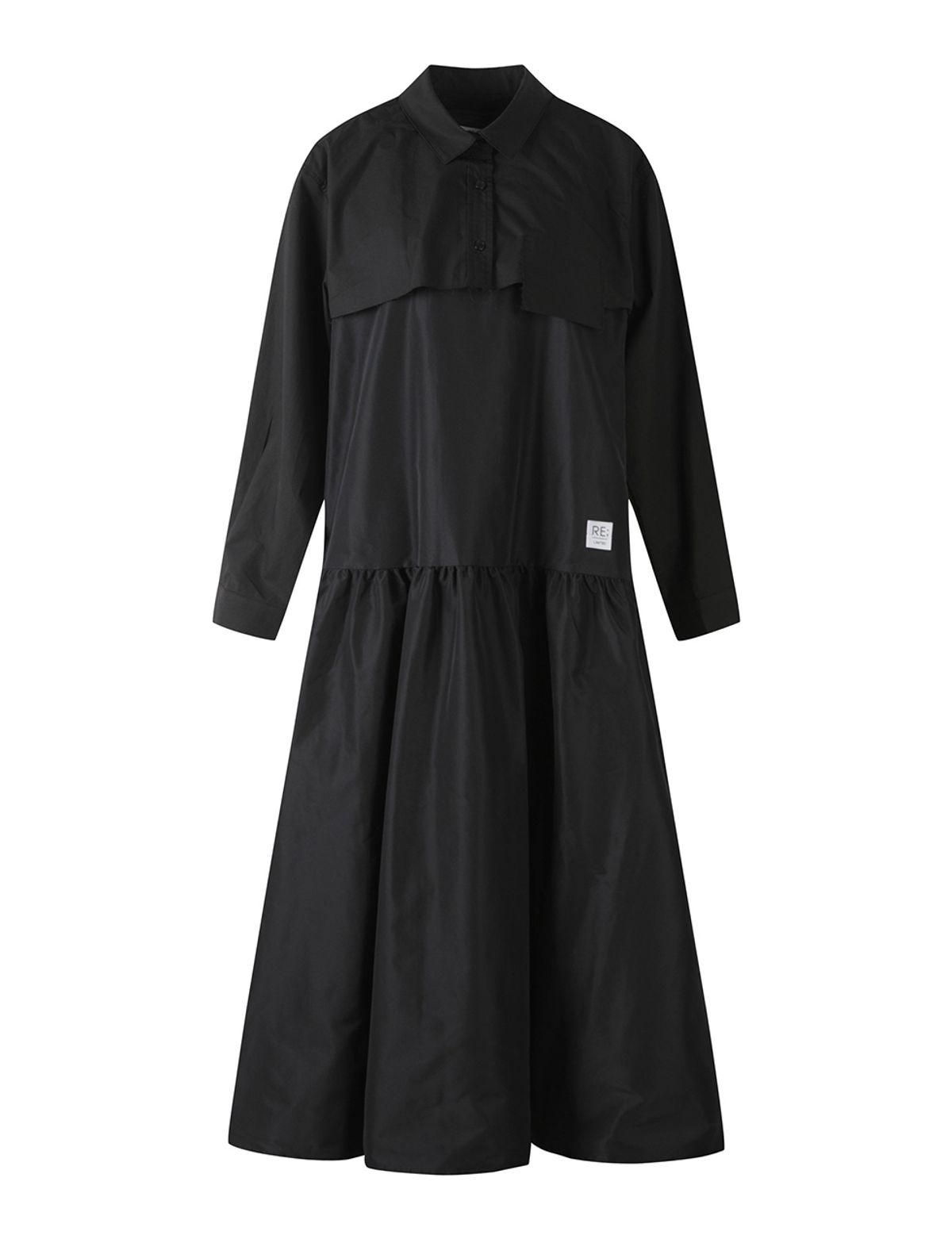 래코드(RECODE) Voluminous Layered Long Dress_RQDAA23543BKX
