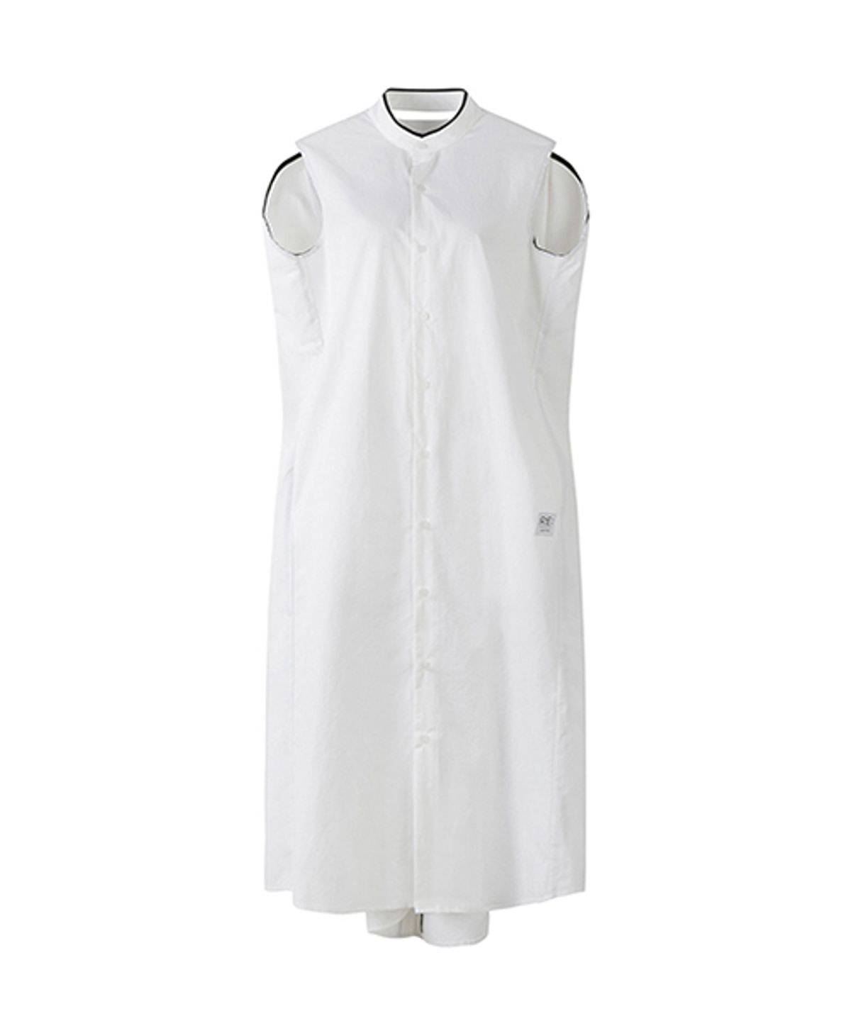 래코드(RECODE) Sleeveless Unbalanced Dress_RQDAA23512WHX