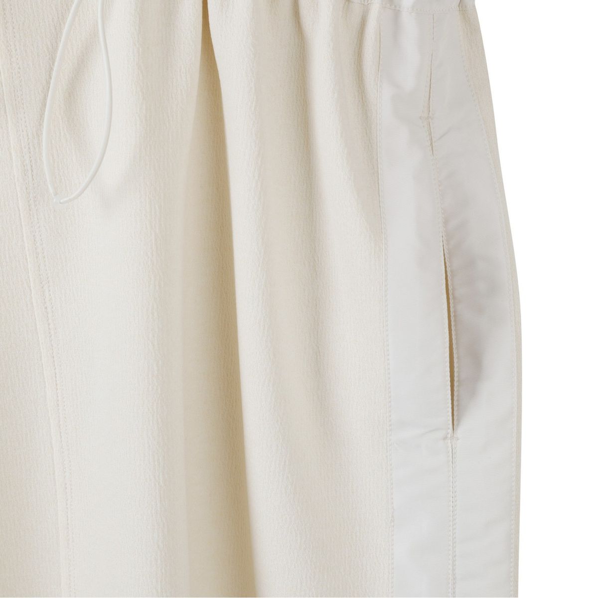 래코드(RECODE) Unbalanced Bomber Sleeve Long Dress_RQDAA23513IVX
