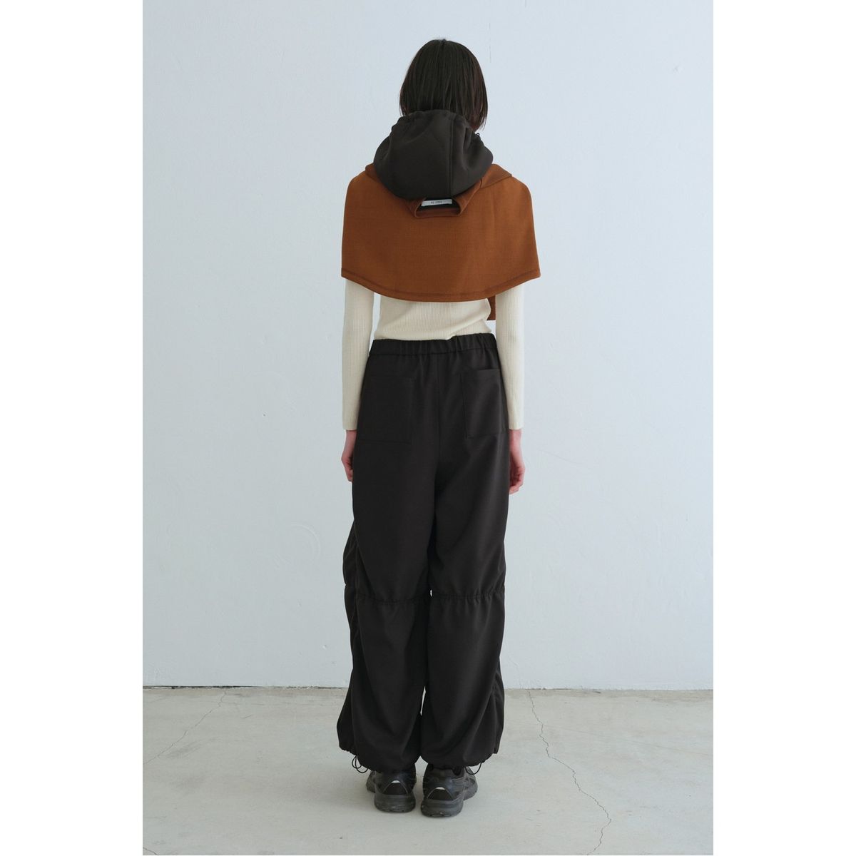 래코드(RECODE) Voluminous Wide Long Pants_RQPAA23517BKX