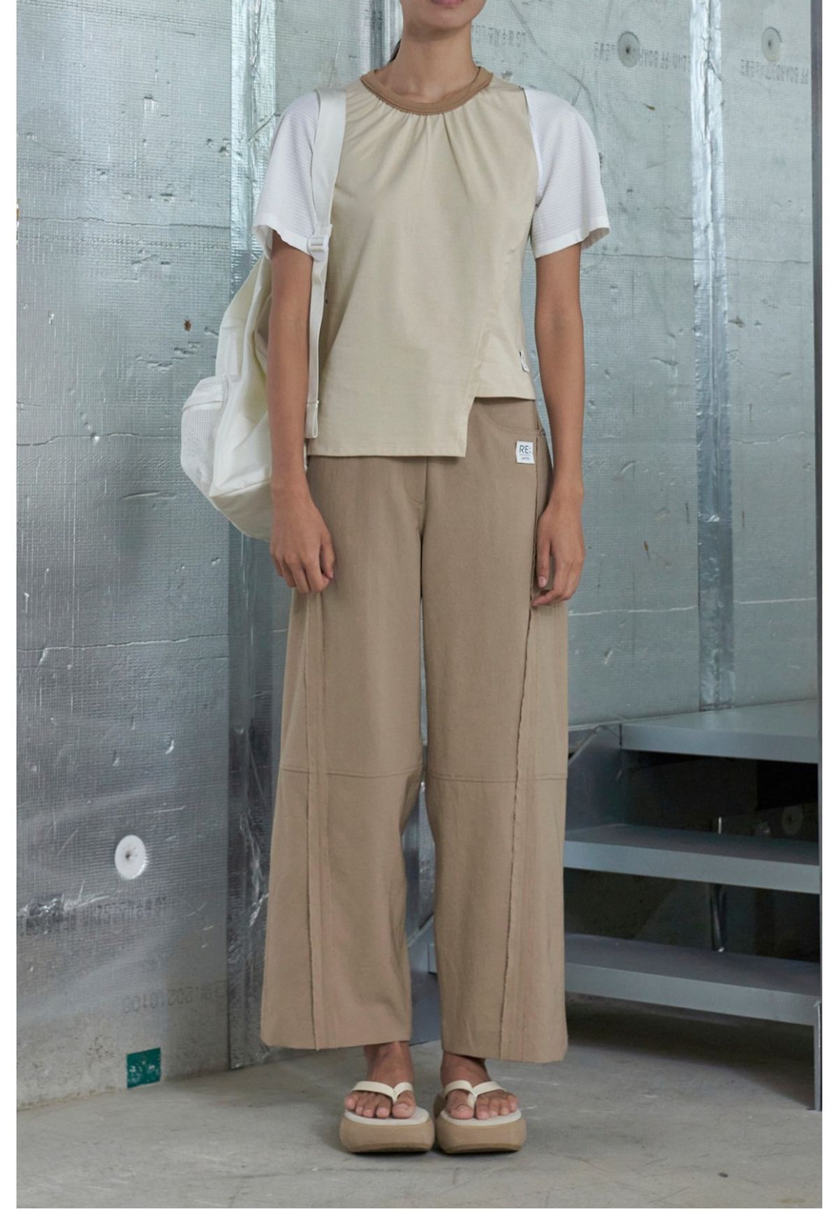 래코드(RECODE) Cut-Out Detail Pants_RQPAM23595BEX