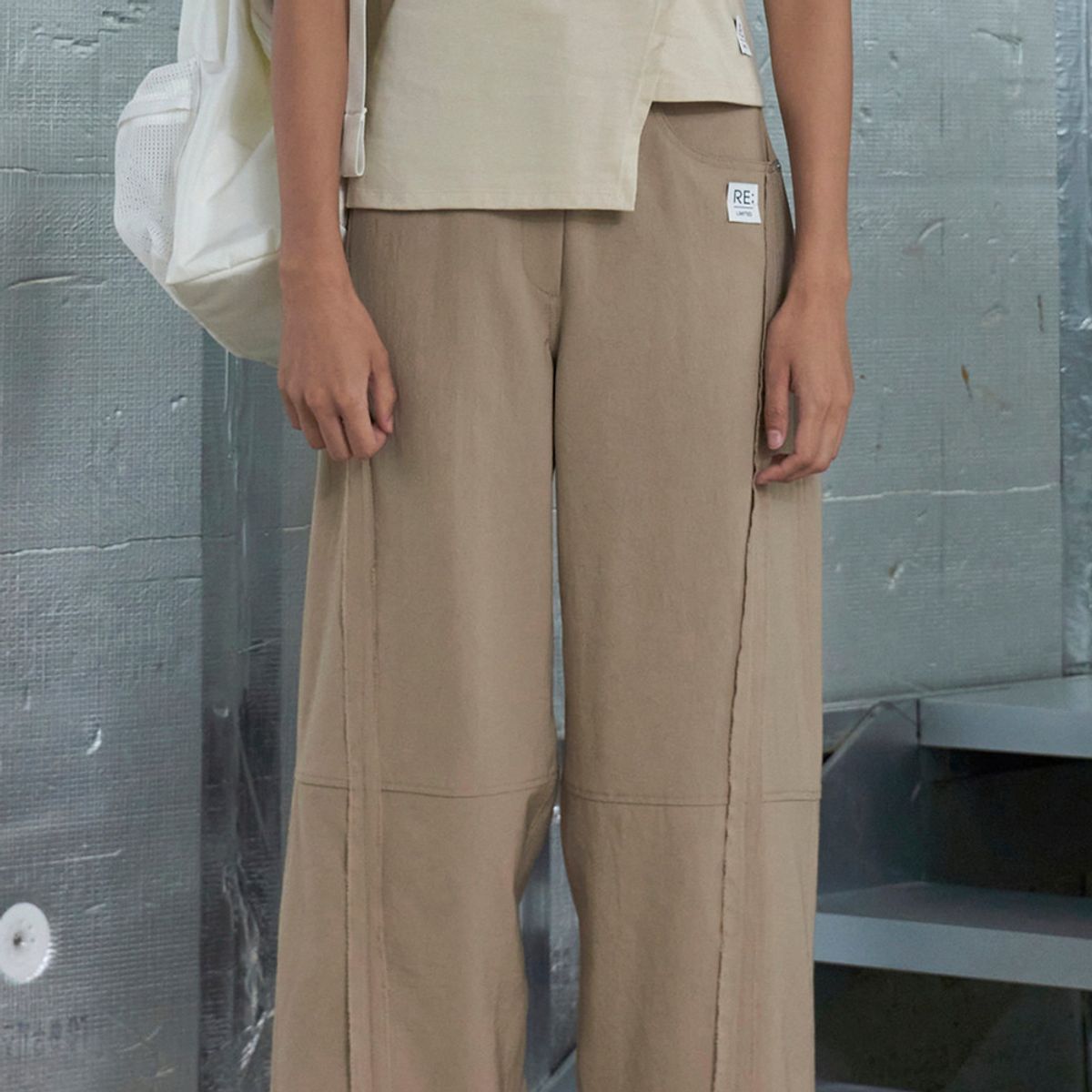 래코드(RECODE) Cut-Out Detail Pants_RQPAM23595BEX