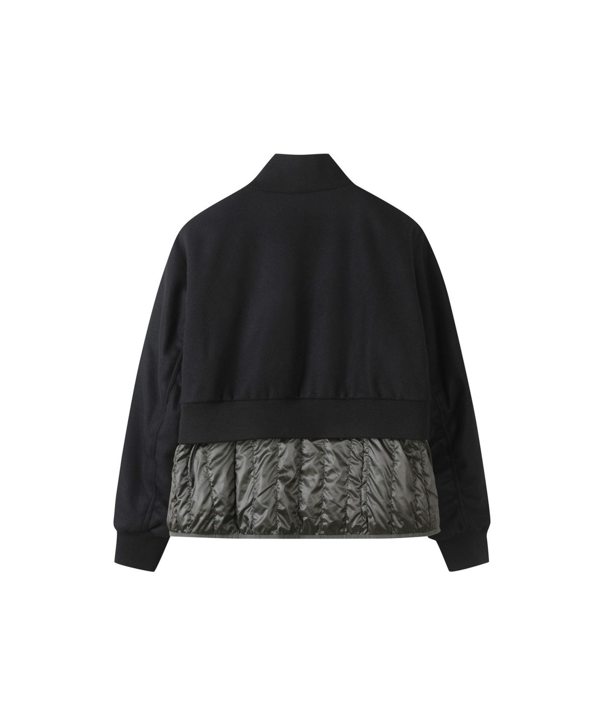 래코드(RECODE) Wool Mixed Bomber Jumper_RQUAW23525BKX