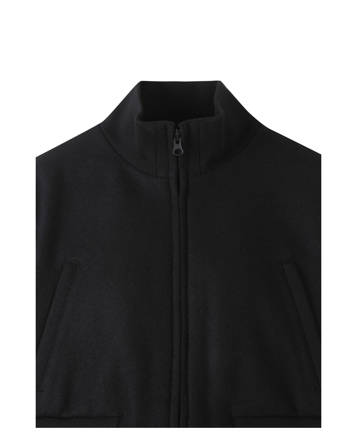 래코드(RECODE) Wool Mixed Bomber Jumper_RQUAW23525BKX