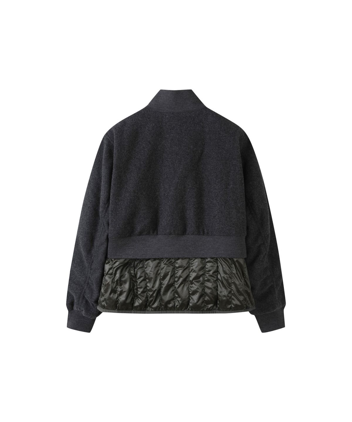 래코드(RECODE) Wool Mixed Bomber Jumper_RQUAW23525GYX
