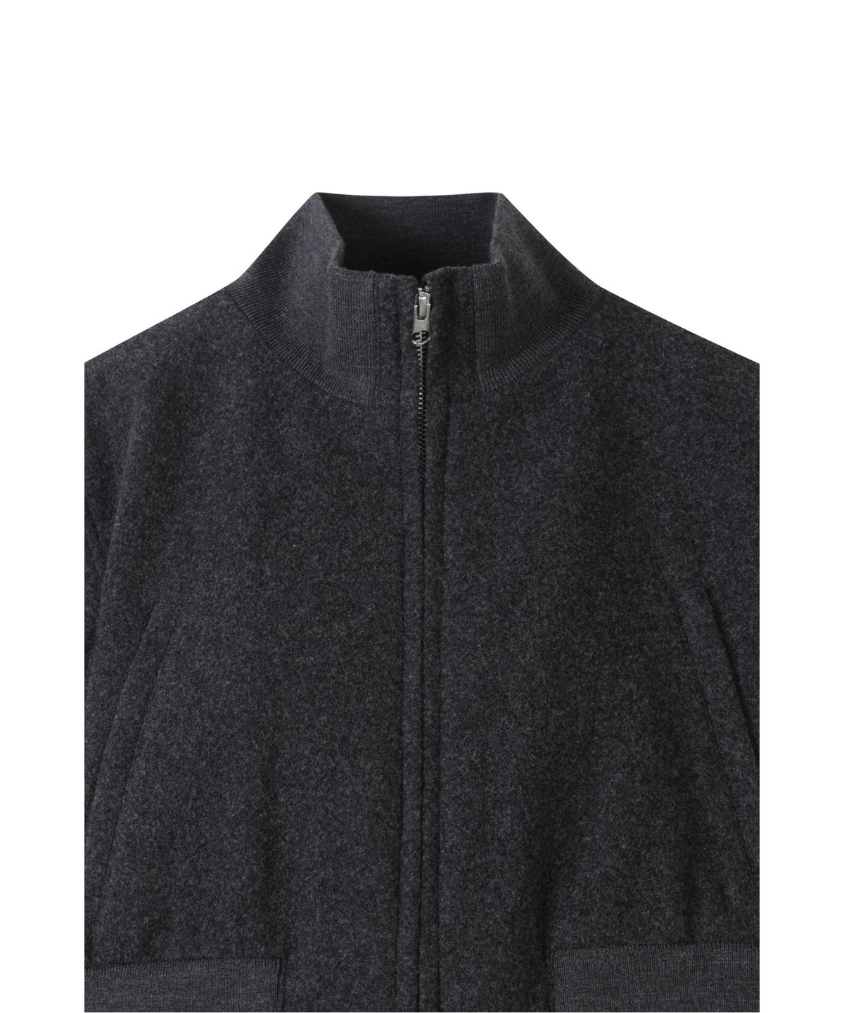 래코드(RECODE) Wool Mixed Bomber Jumper_RQUAW23525GYX