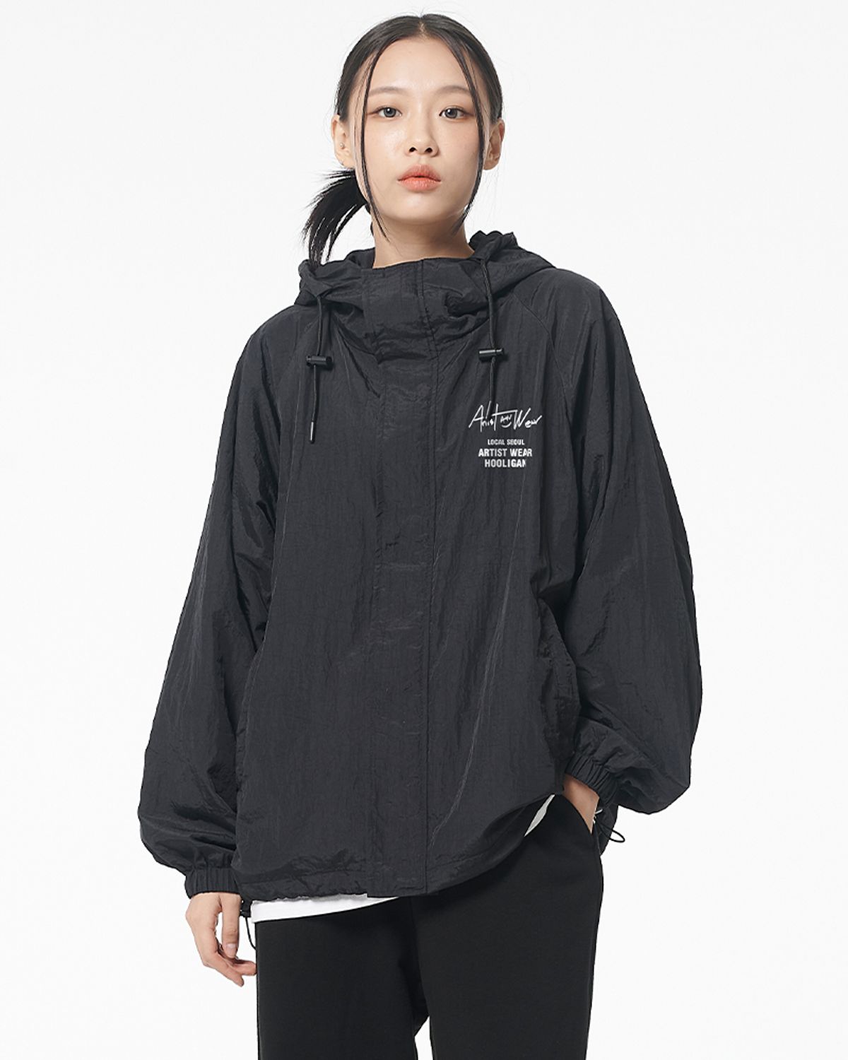 아티스트웨어(ARTISTWEAR) [ATW x HOOLIGAN] 로컬서울 후드 바람막이