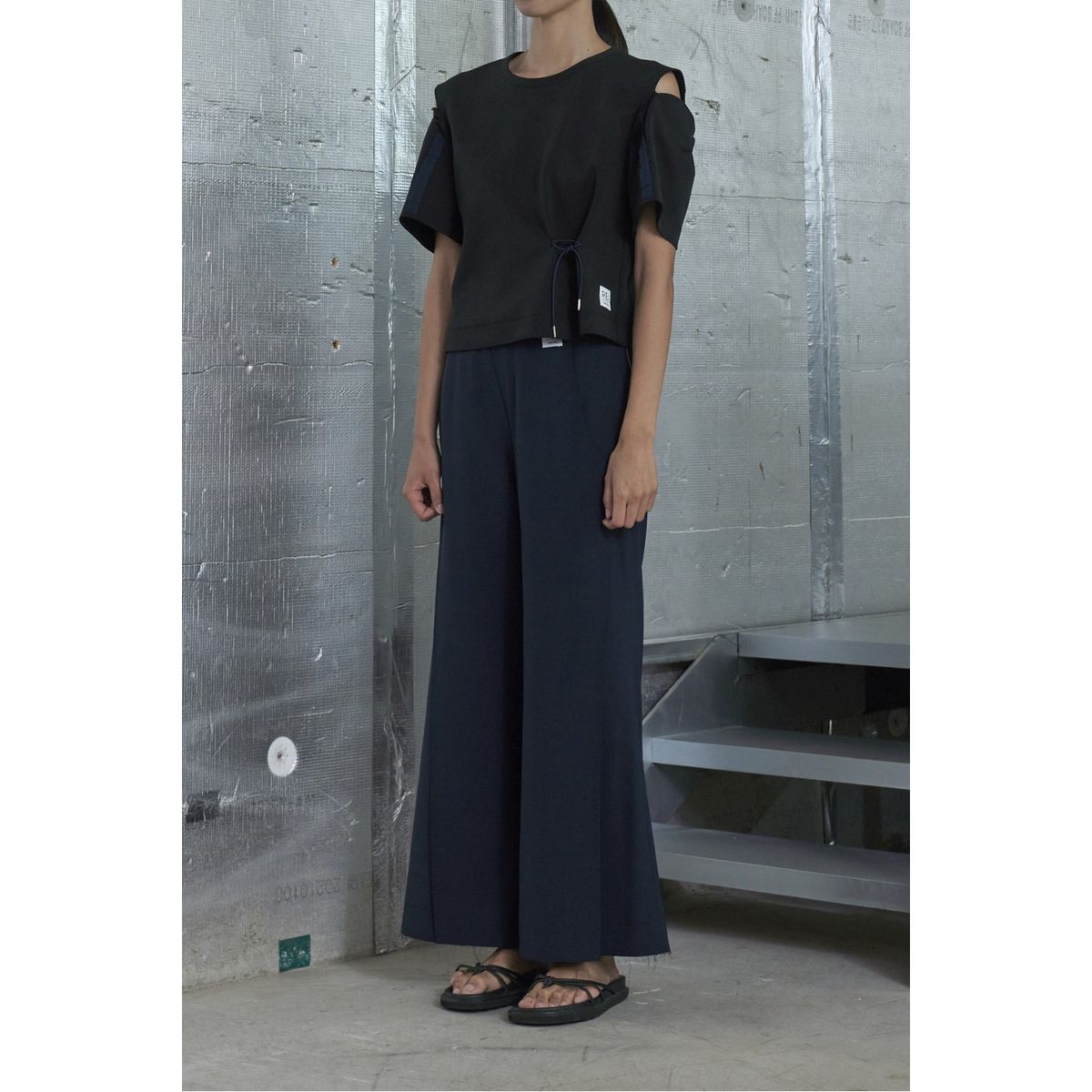 래코드(RECODE) Layered Detail Pants_RQPAM23588NYX