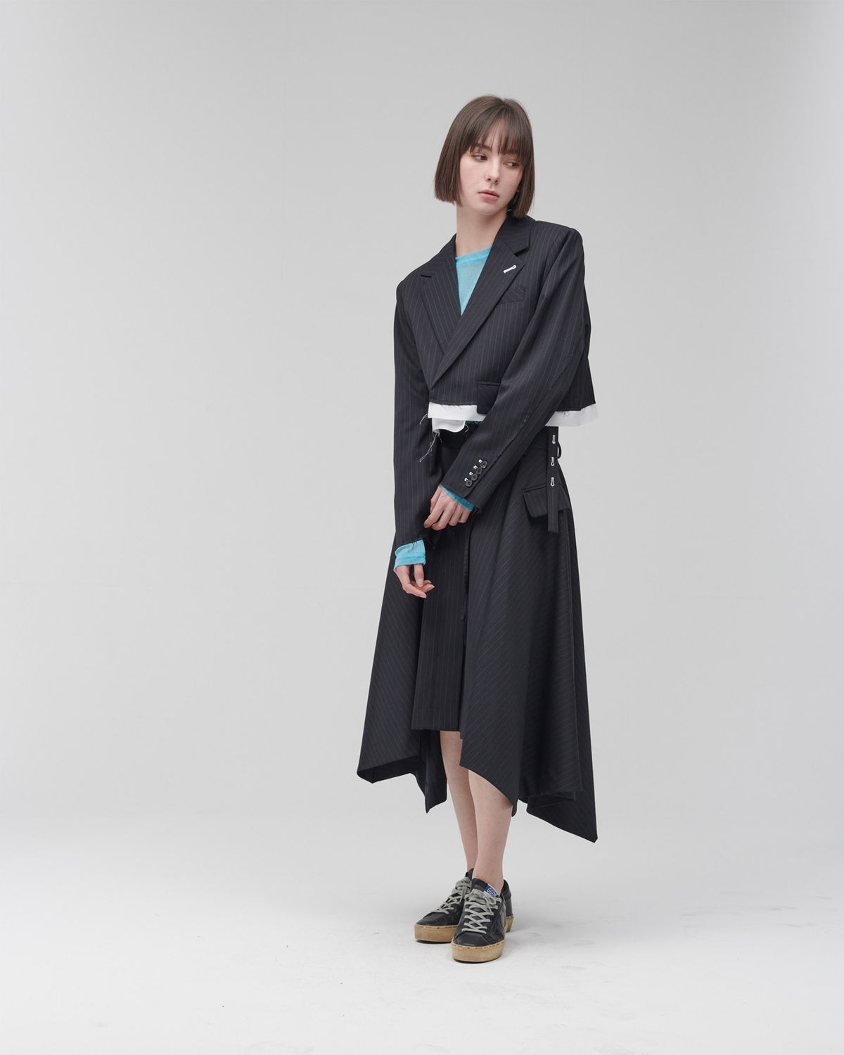 씨이제이(CEJ) 스트라이프 자켓