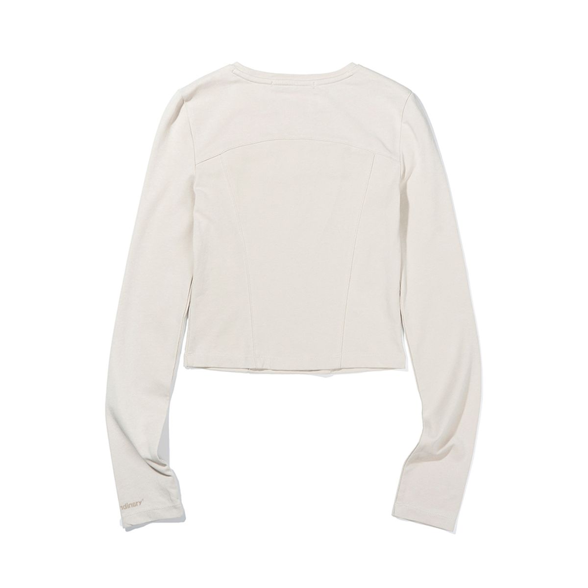 엑스트라오디너리(EXTRAORDINARY) INCISION LONGSLEEVE BEIGE