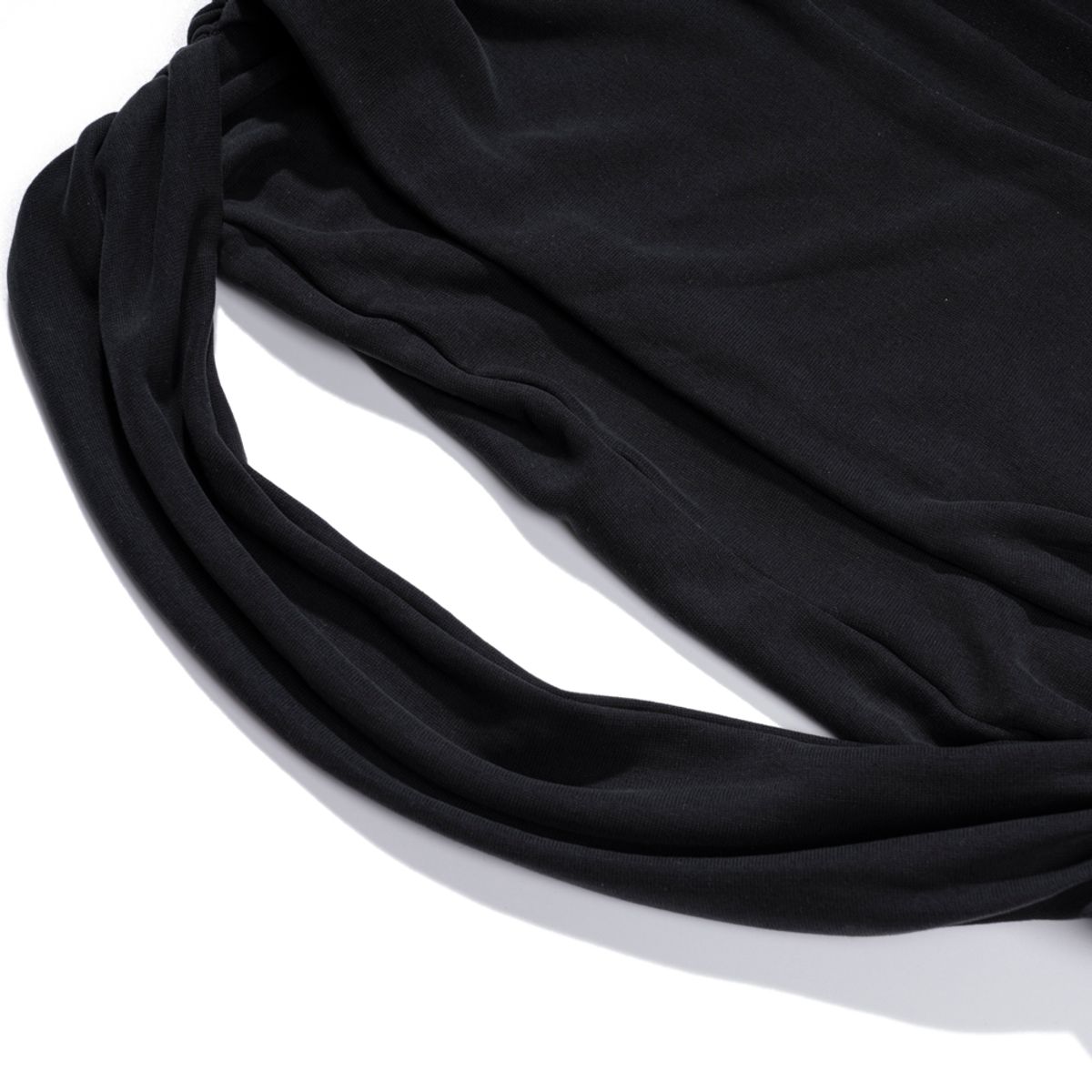 엑스트라오디너리(EXTRAORDINARY) SHIRRING LONGSLEEVE CHARCOAL