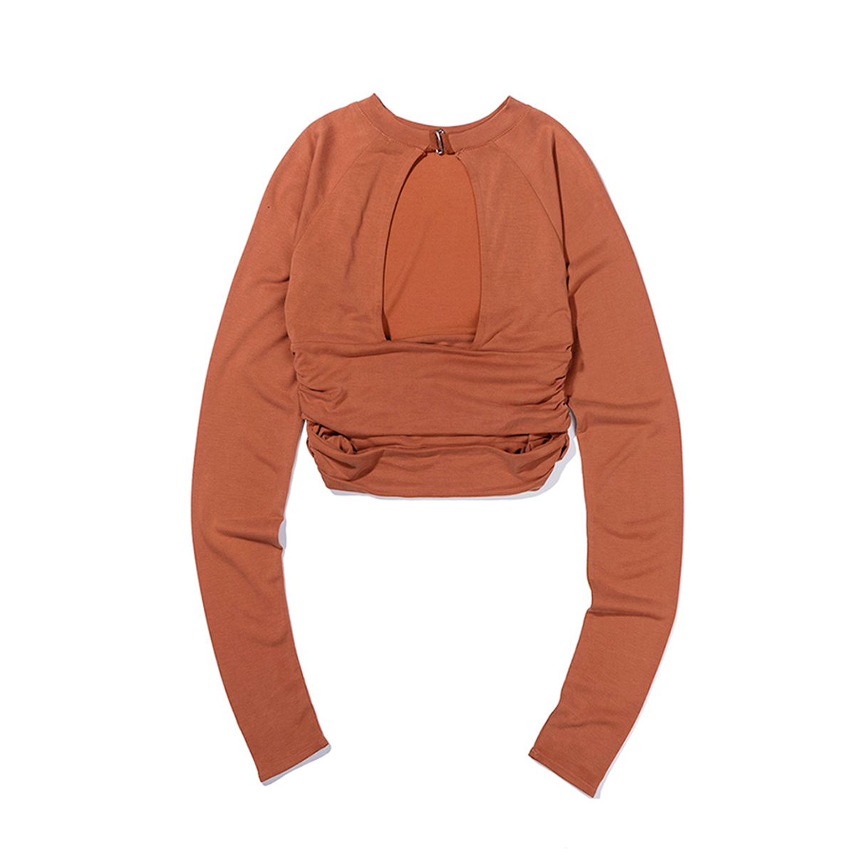 엑스트라오디너리(EXTRAORDINARY) SHIRRING LONGSLEEVE ORANGE