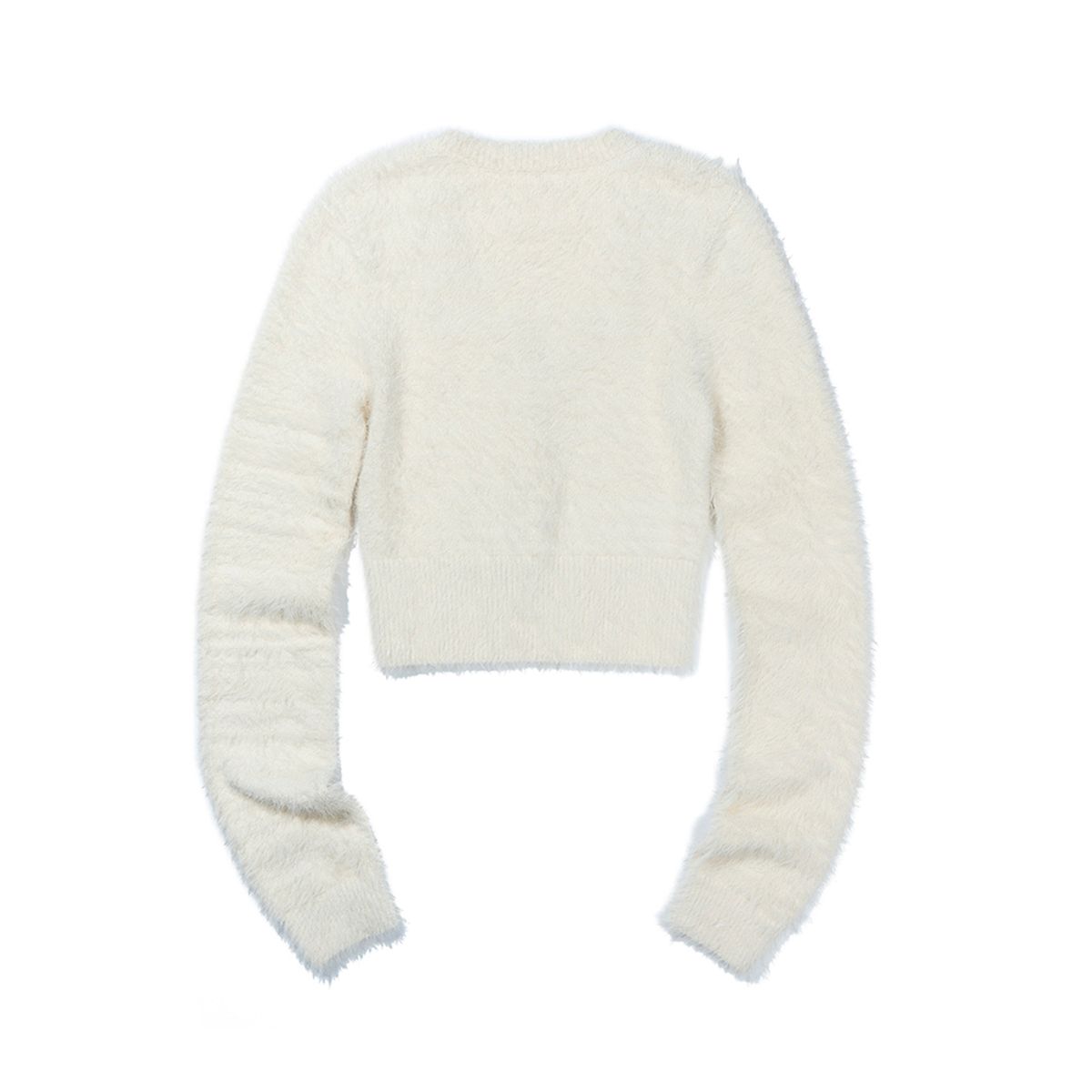 엑스트라오디너리(EXTRAORDINARY) WOMENS FUR CARDIGAN IVORY