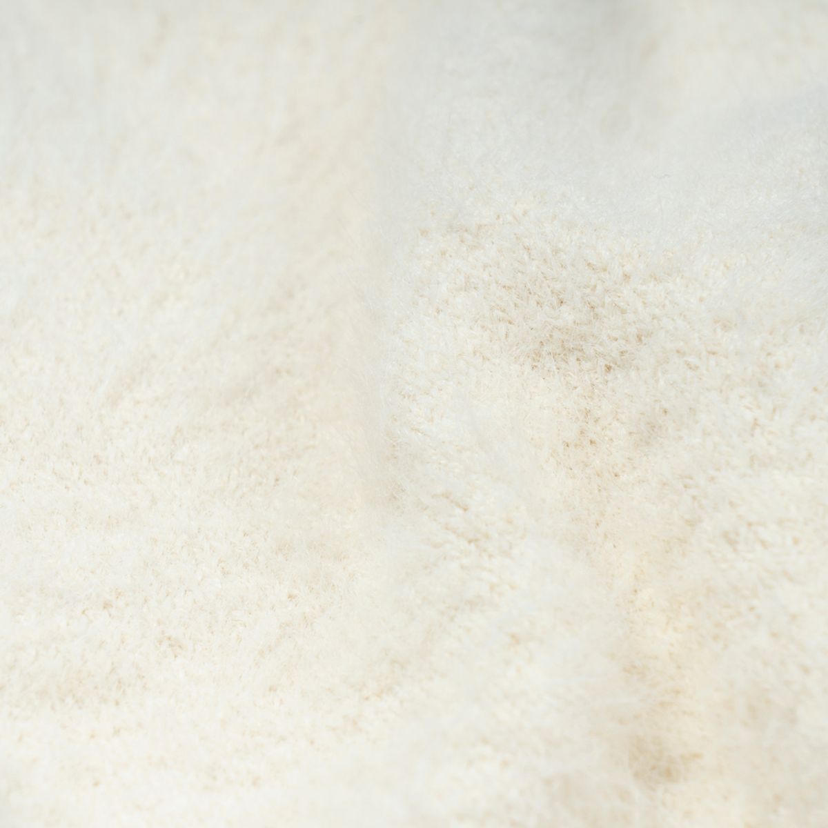 엑스트라오디너리(EXTRAORDINARY) WOMENS FUR CARDIGAN IVORY